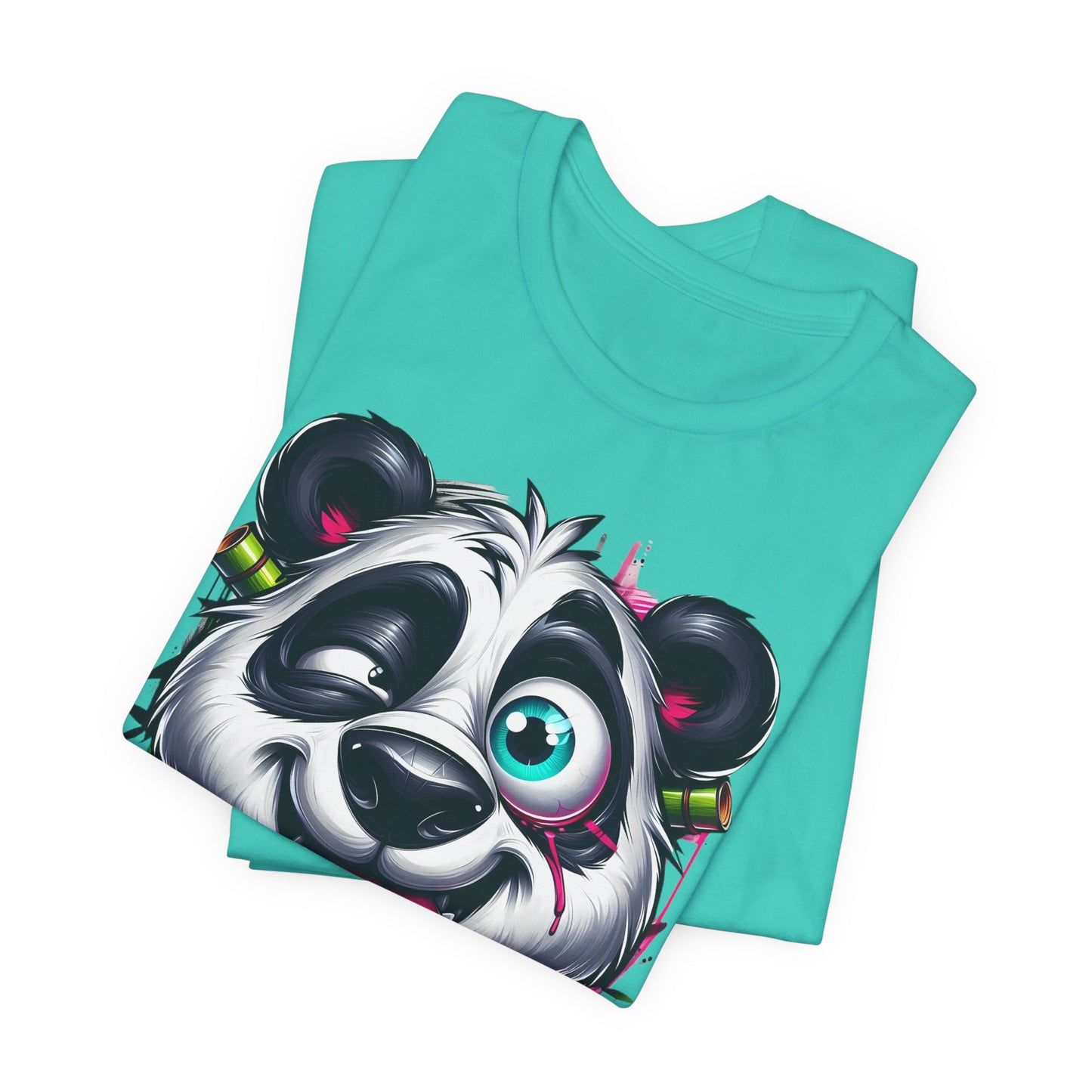 DiDi Panda Shirt, Funny Animal T-Shirt, Cartoon Top, Funny Panda Tee Shirt, Animal Tees, Art Design T-Shirt, Graphic Tee
