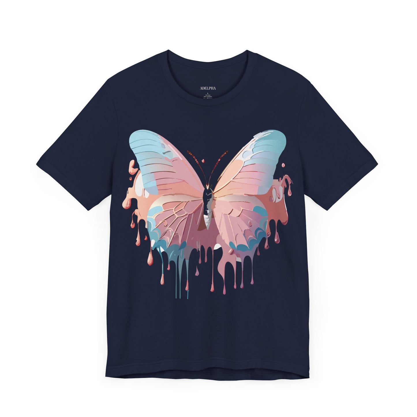 Butterfly Graphic Tee Unisex Adelpha Vintage Inspired Art Design Shirt