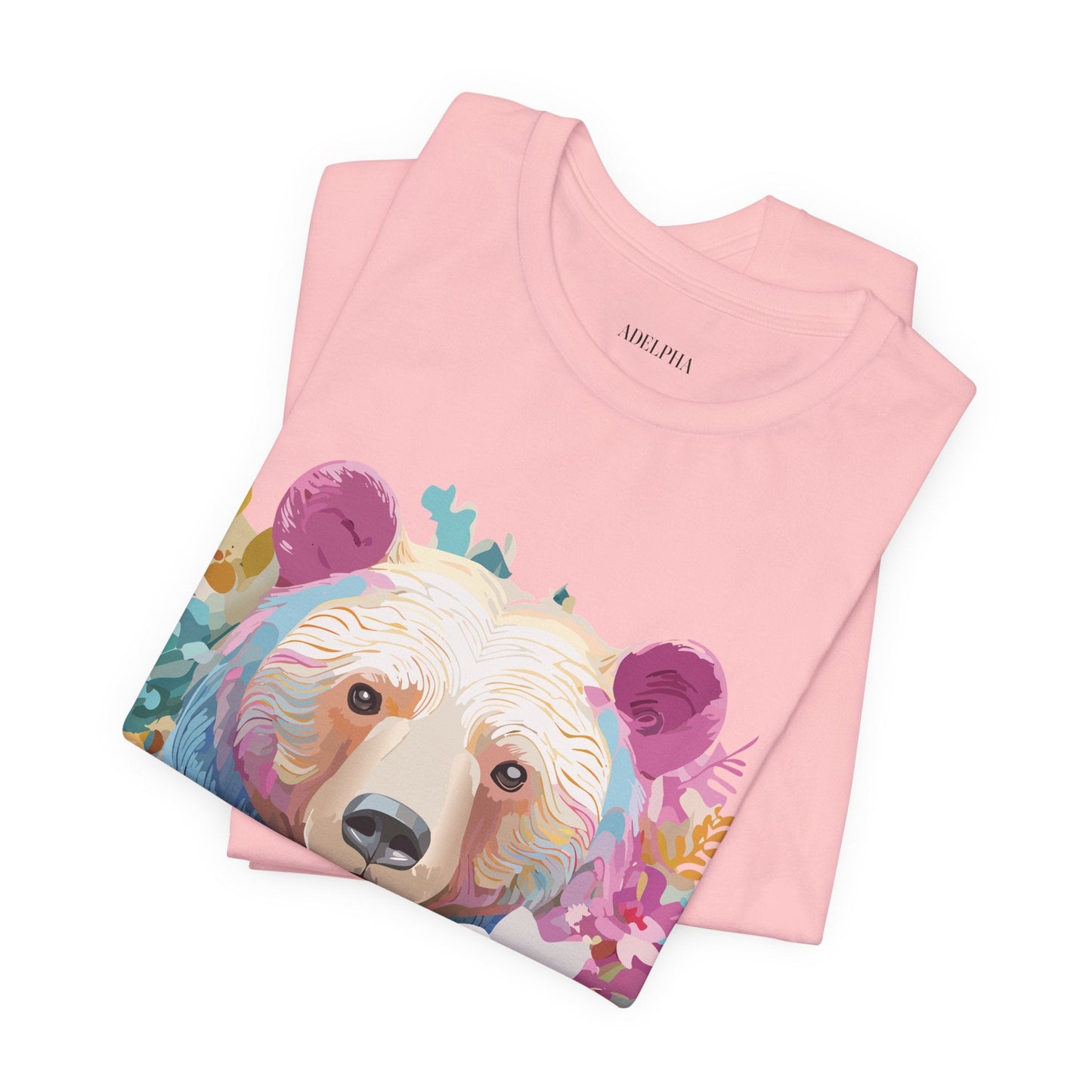 Adelpha Bear Graphic Tee Unisex Short Sleeve Shirt Art Design