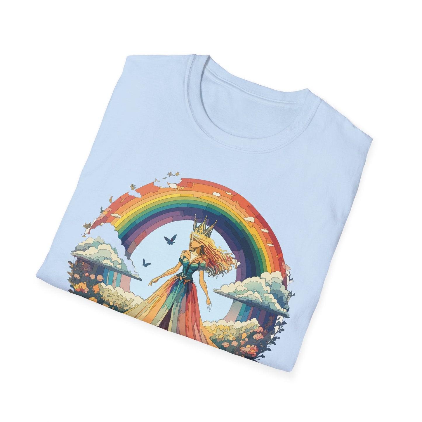 Womens Graphic T Shirt Art Design Tee Softstyle 64000 Unisex Lightweight Cotton Fabric