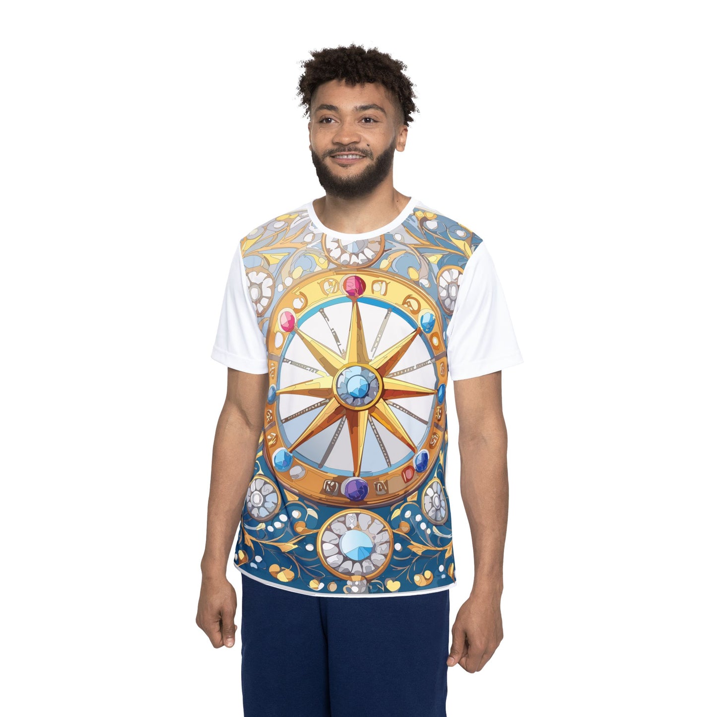 20-Card Deck Graphic T-Shirt, Art Design Poly Shirt, All Over Print Graphic Tee, Playing Cards T-Shirt, Playing Cards Tees