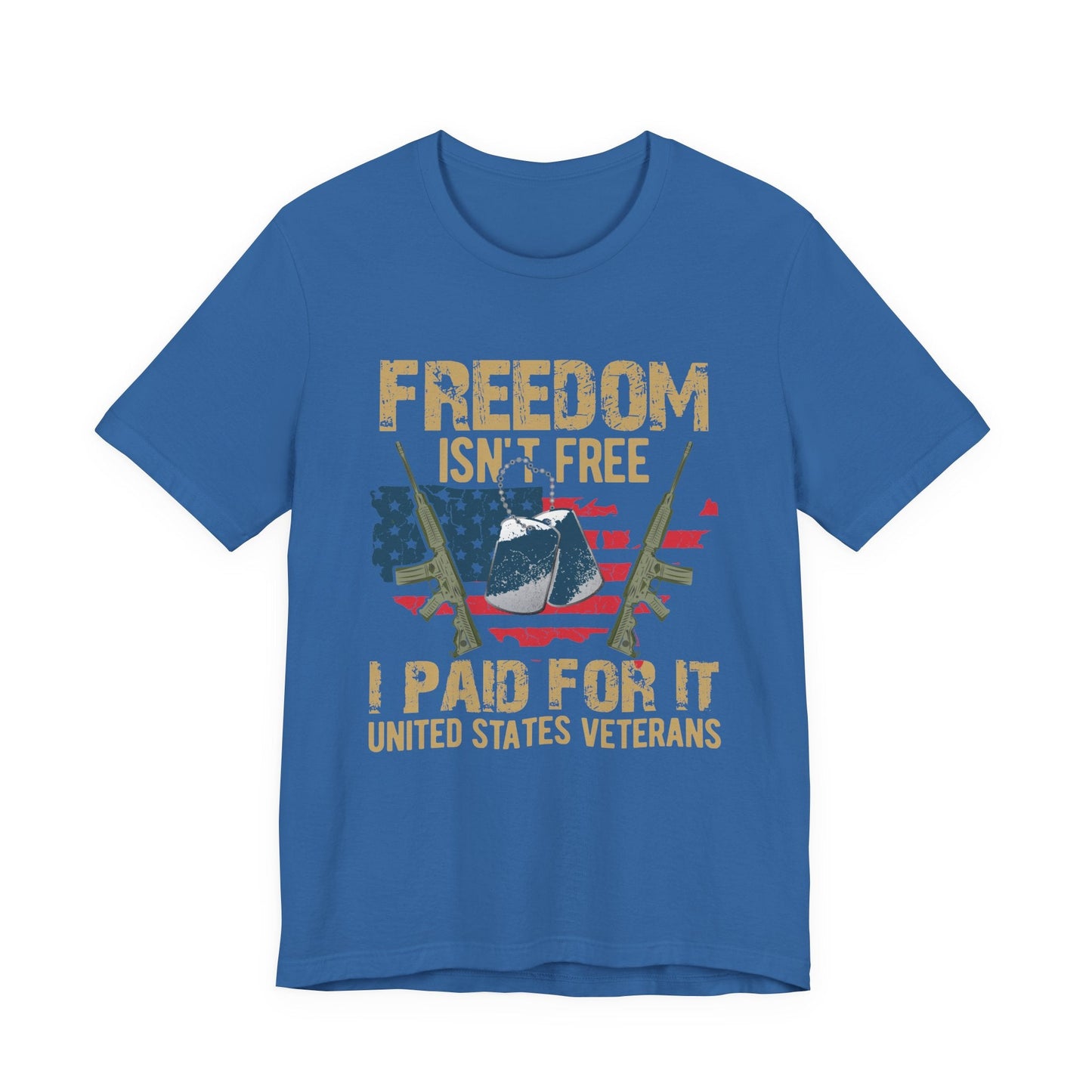 Army Veteran Patriotic Graphic Design Unisex Cotton T-Shirt v19