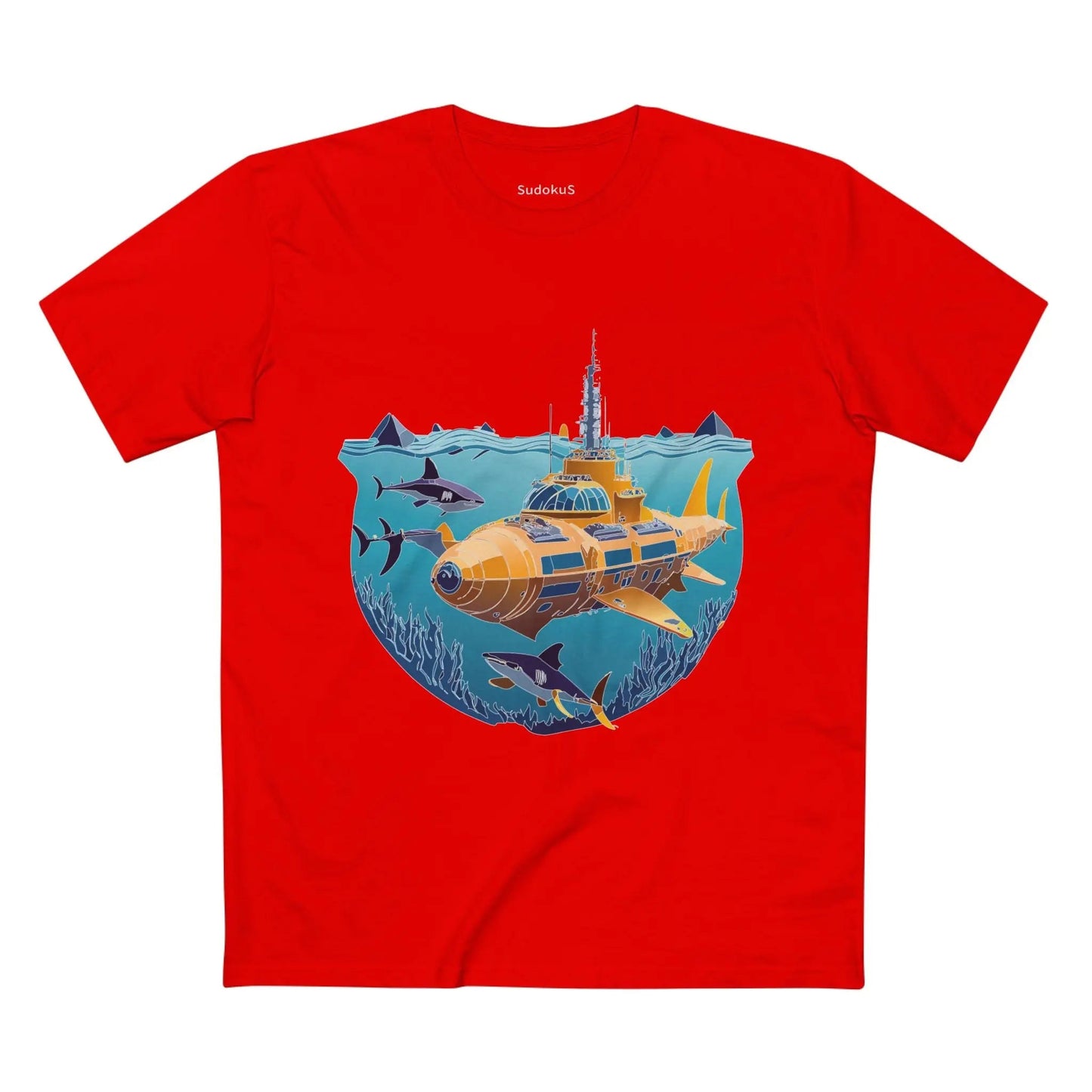 Ocean Coast Graphic Unisex 100 Cotton Staple Tee 16