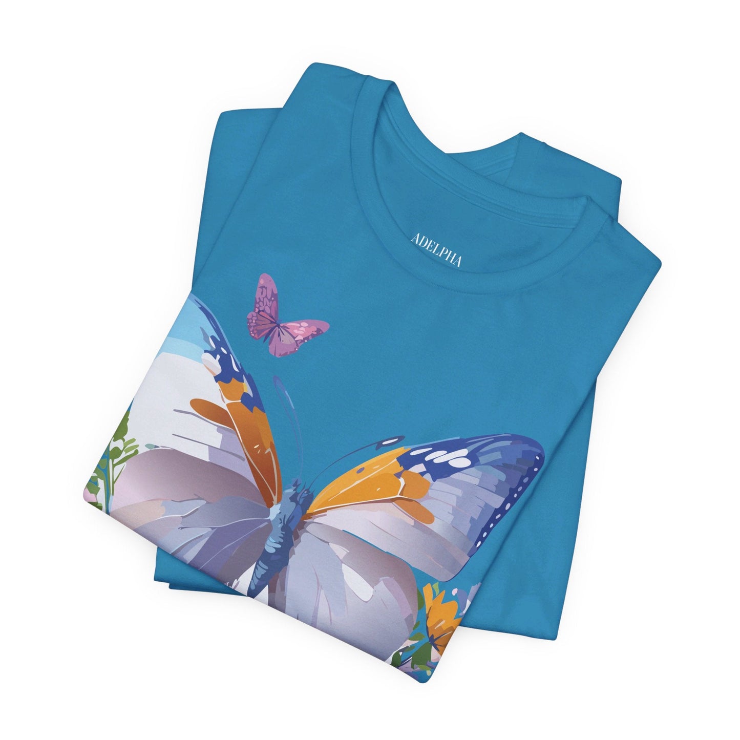 Adelpha Butterfly Graphic Tee Vintage Inspired Unisex Short Sleeve Shirt