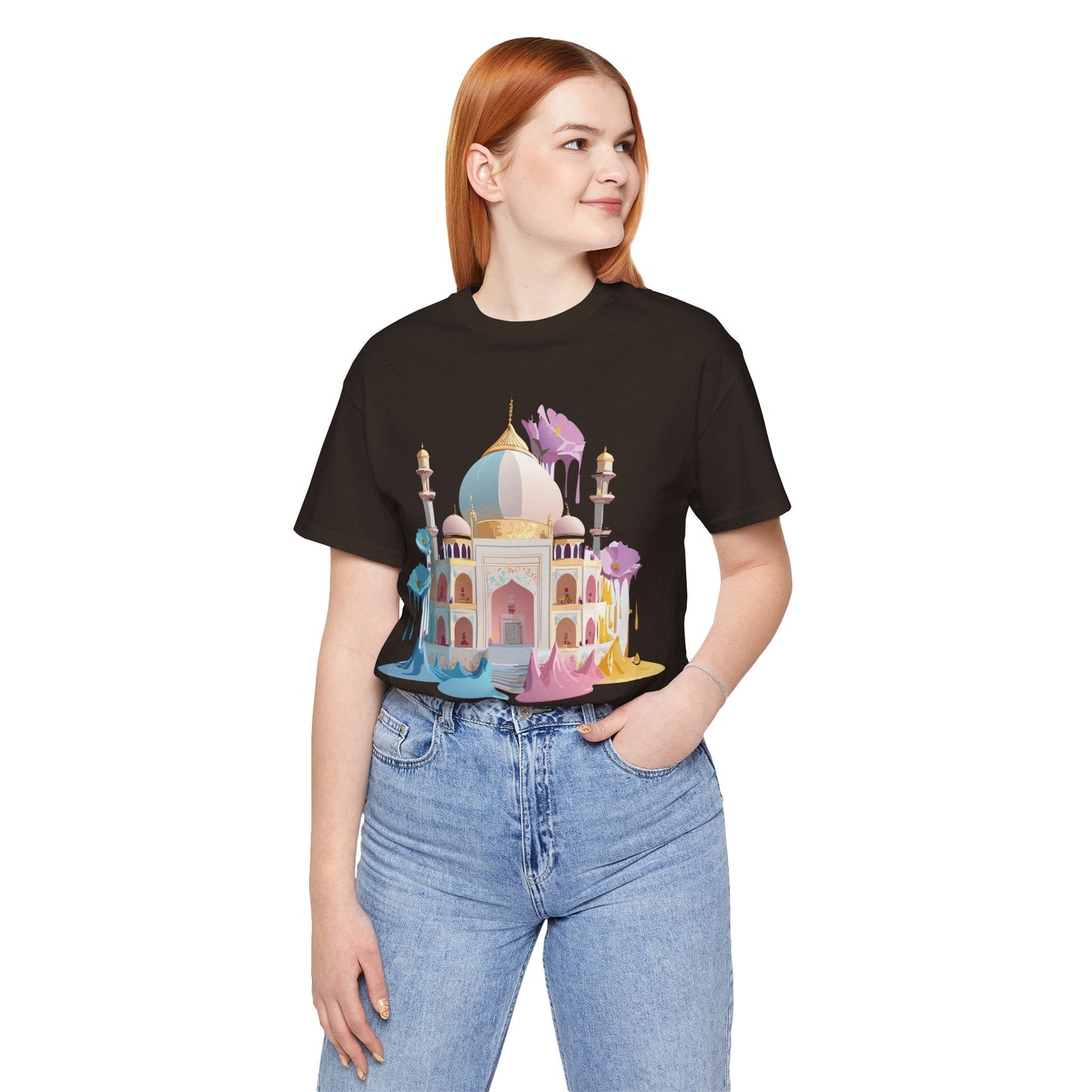 Tourist Shirt With Bukhara Graphic Tee Unisex Short Sleeve Art Design By Adelpha