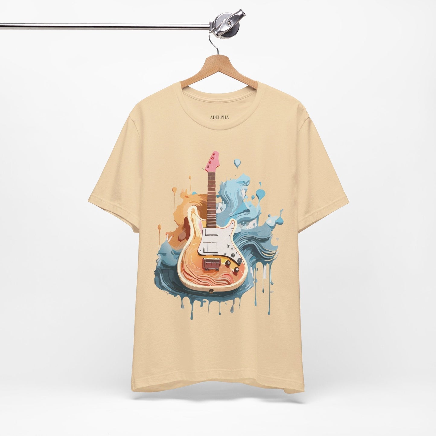Adelpha Music Graphic T Shirt Unisex Jersey Short Sleeve Vintage Inspired Tee Art Collection