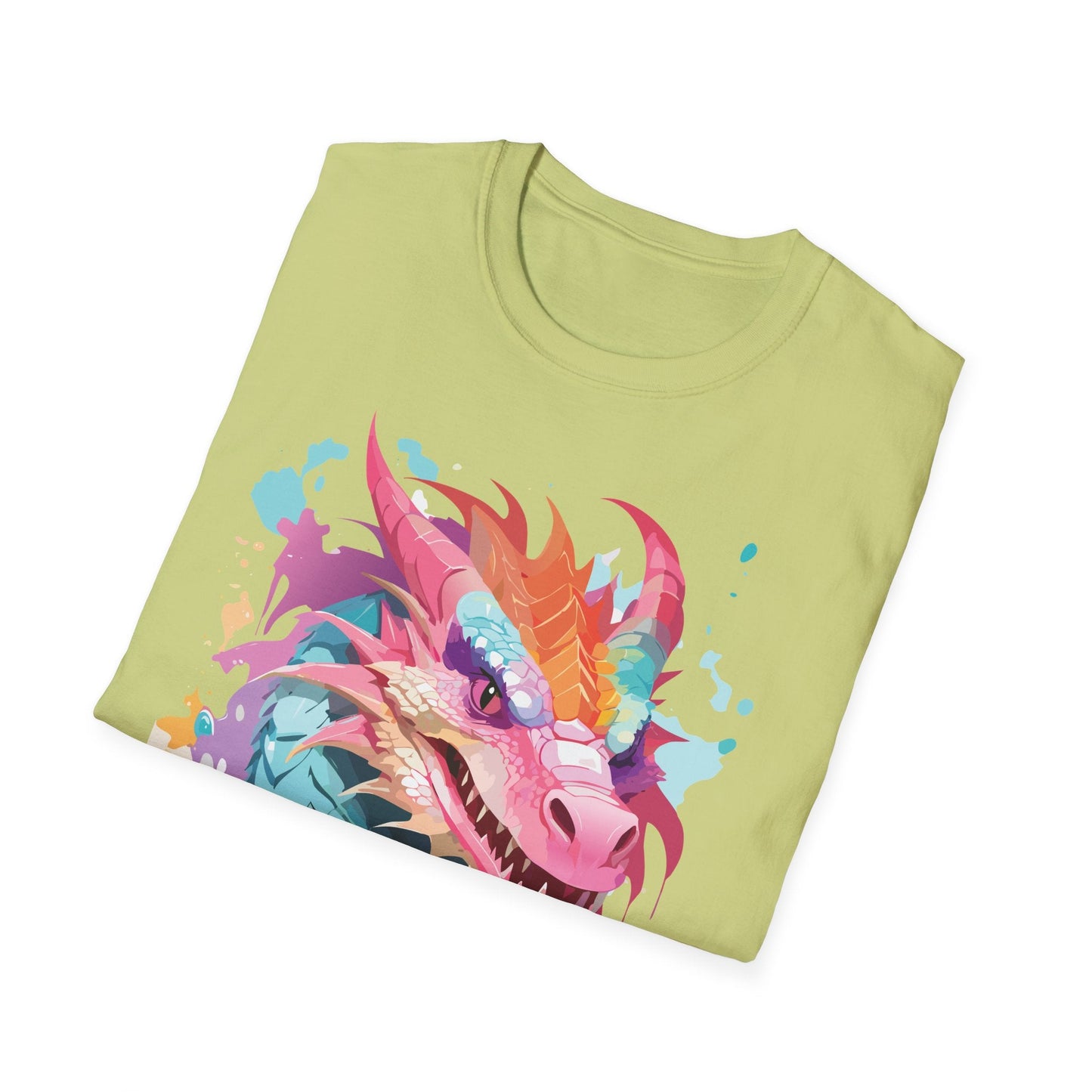 Dragon T Shirt Unisex Dragon Graphic Tee Softstyle 64000 Lightweight Comfort Durable Breathable