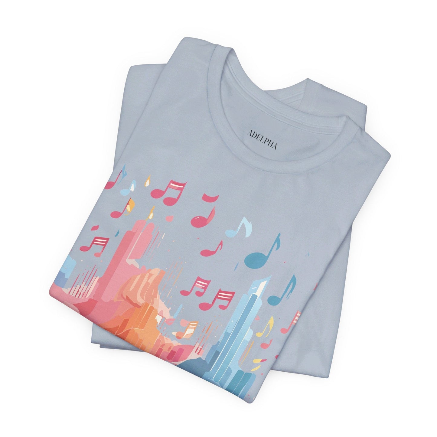 Music Graphic Tee Unisex Jersey Short Sleeve Art Design Adelpha Vintage Artwork Premium