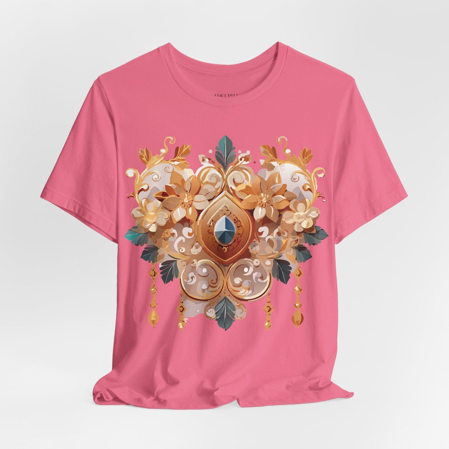 Jewelry Graphic Unisex 100 Cotton Vintage Treasure Art T-Shirt 34