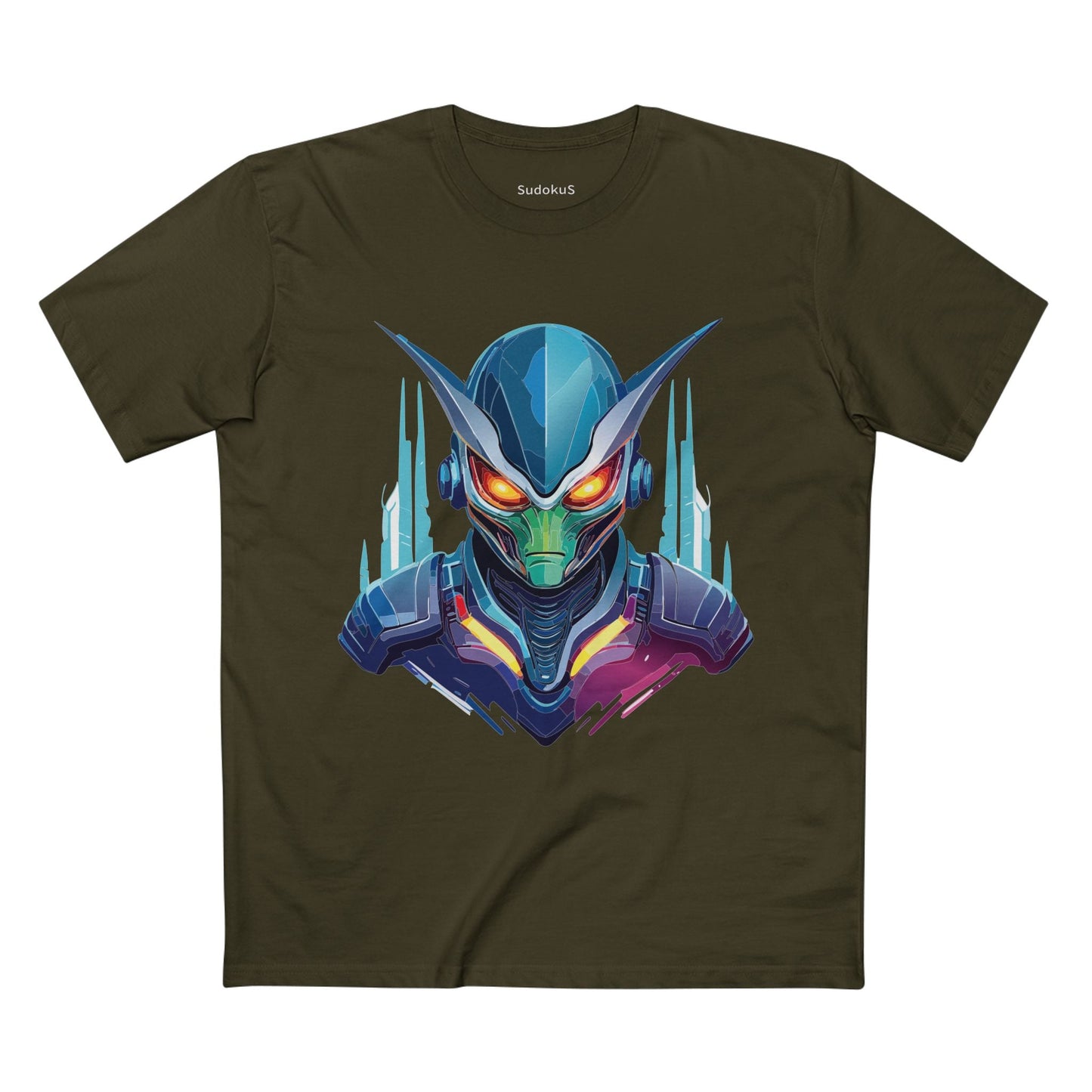 Aliens Graphic Unisex 100 Cotton Staple Tee 3