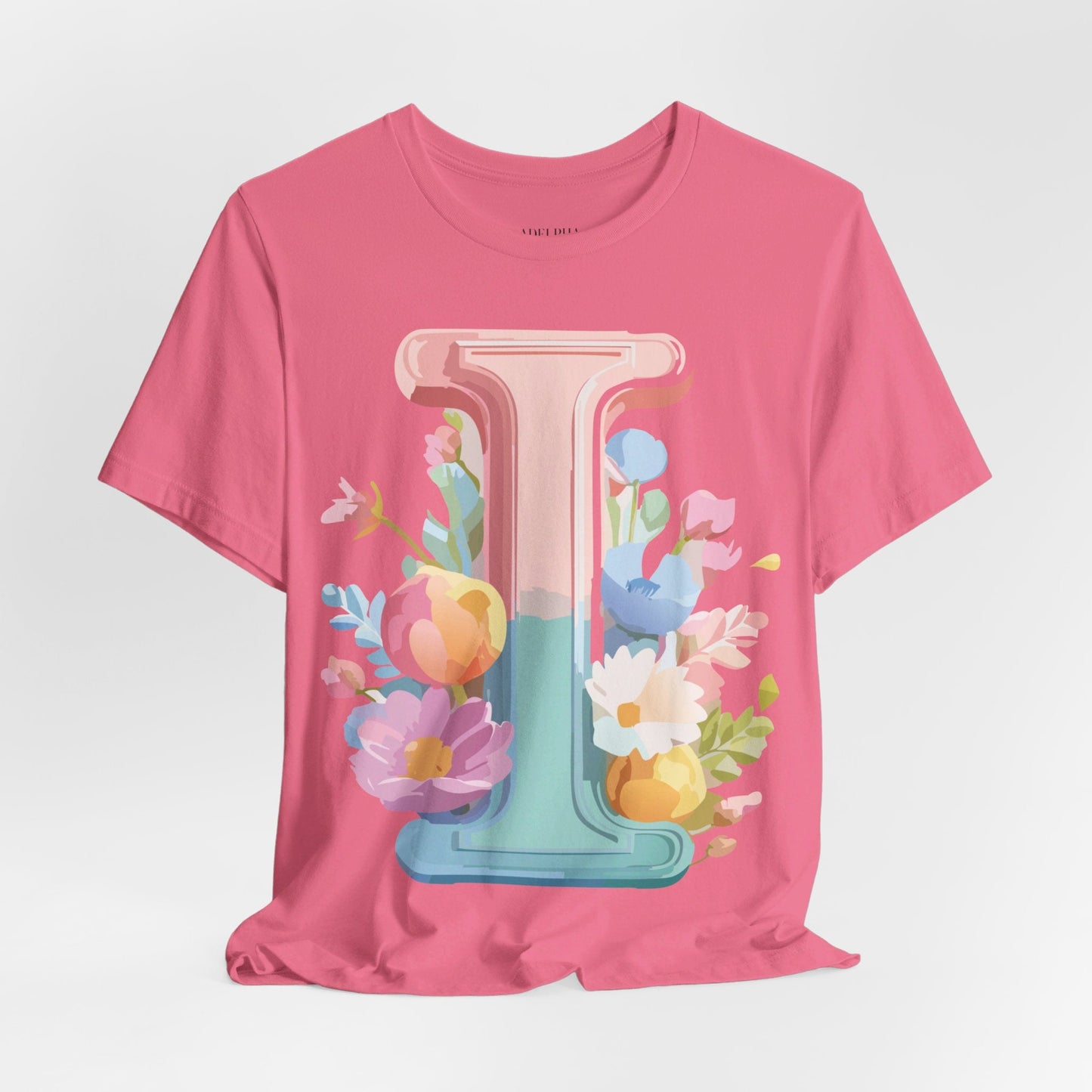Letter I Shirt Unisex Graphic Tee Adelpha Premium Soft Cotton Vintage Inspired Artwork
