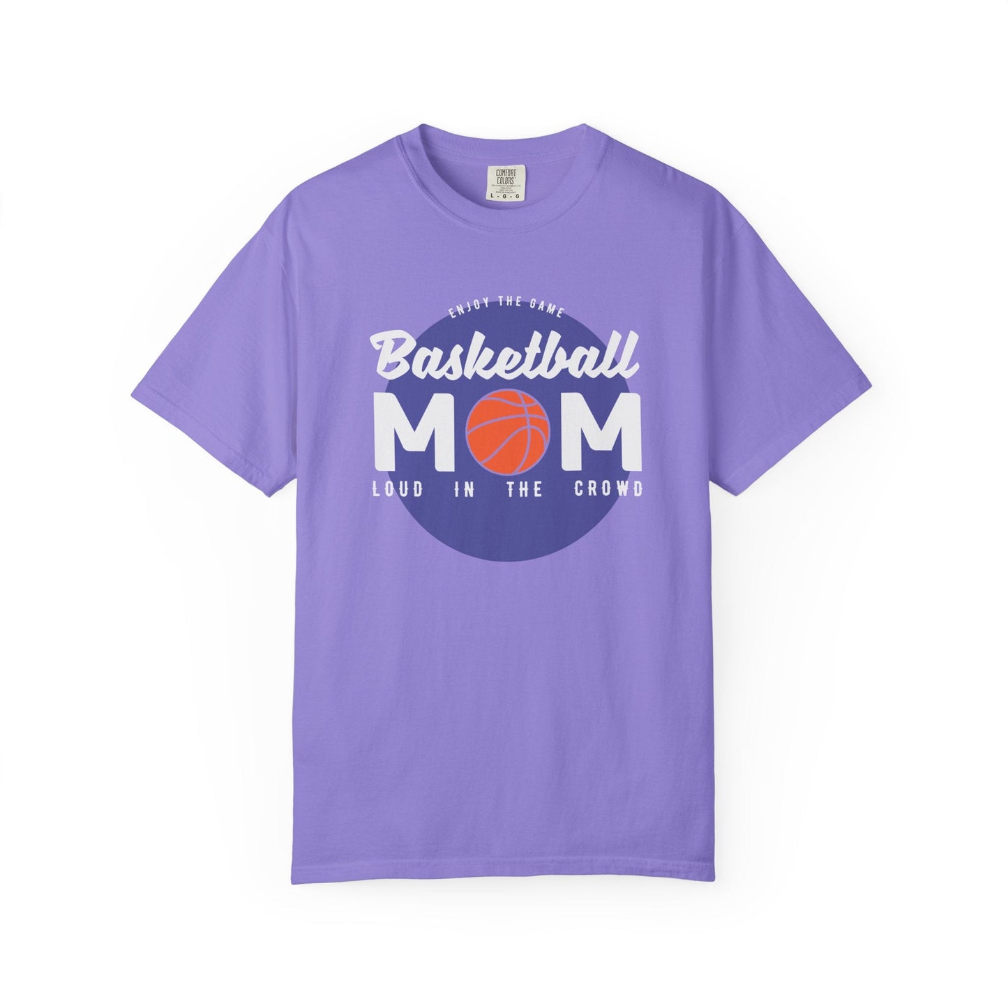 Basketball Mom T-shirt Mother's Day Mama Tee Unisex Comfort Colors Garment-Dyed Cotton h31