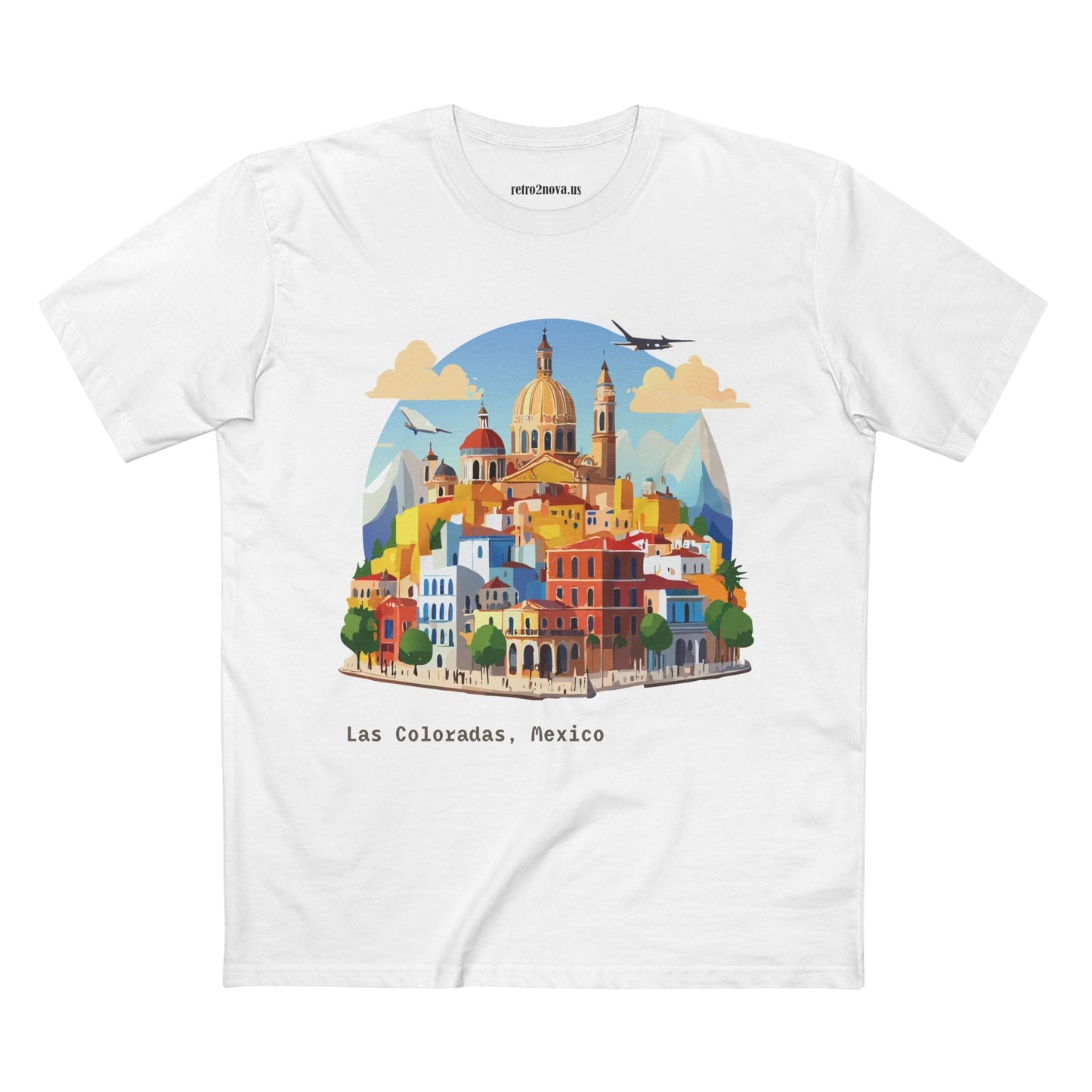Travel Shirt Mexico Original Art Tee Unisex Premium Cotton Staple Tee With Retro2Nova Design