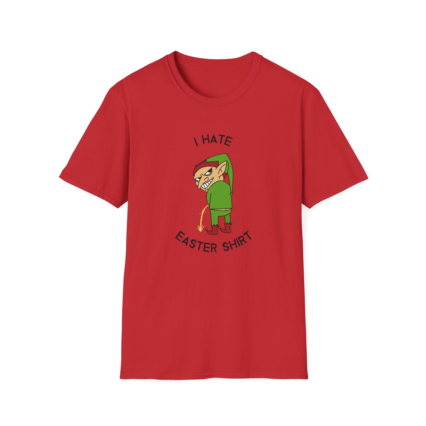 Unisex Easter T Shirt With Art Design Softstyle 100 Percent Ring Spun Cotton Lightweight Tee