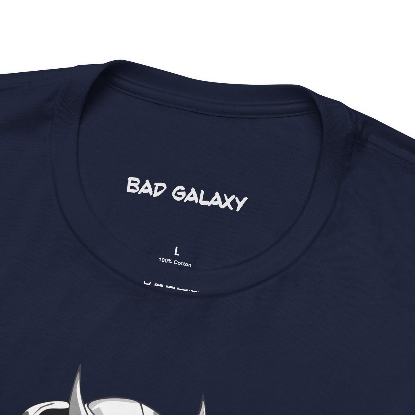 Tee Shirt With Alien From Bad Galaxy 100 Percent Cotton Lightweight Made In USA Eco Friendly Inks