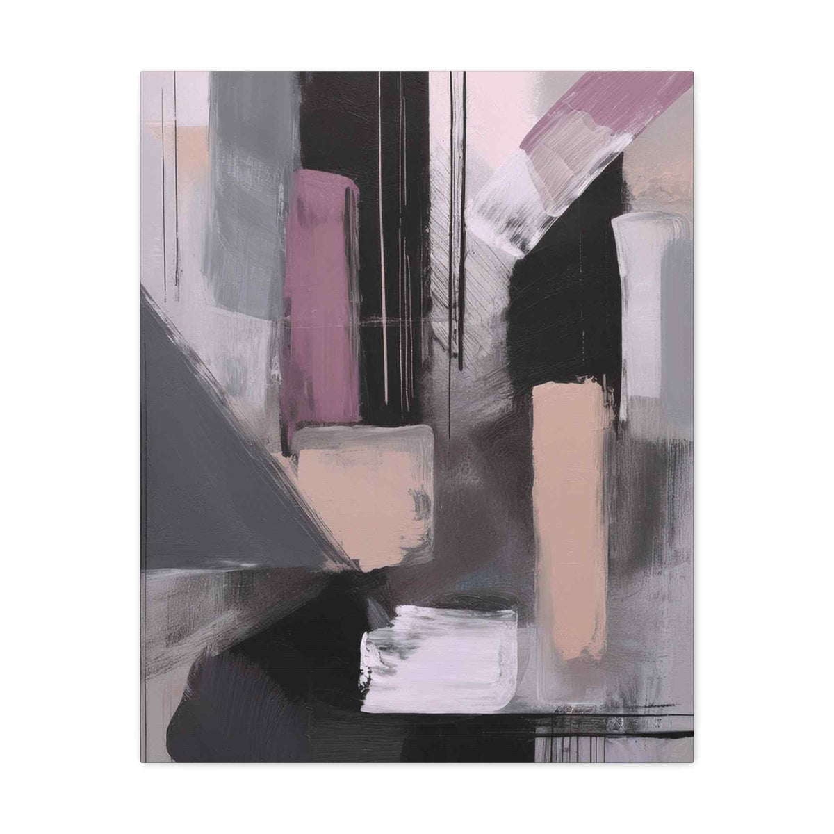 Abstract Geometric Painting Print Canvas 20x24,20x30,24x30 24x32,24x36,30x40 32x48,36x48,40x60 Pine-Wood Inner Frame ABS-47