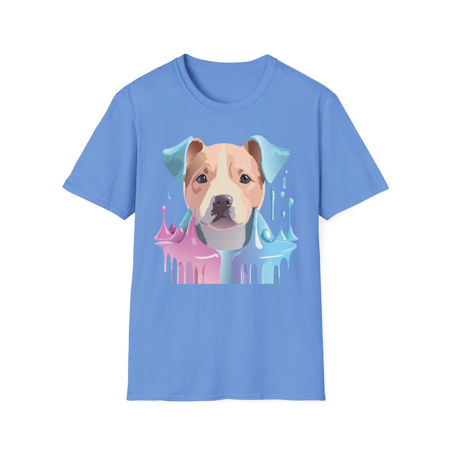 Dog Shirt Unisex Animal Tee Softstyle Gildan 64000 Cotton Tee