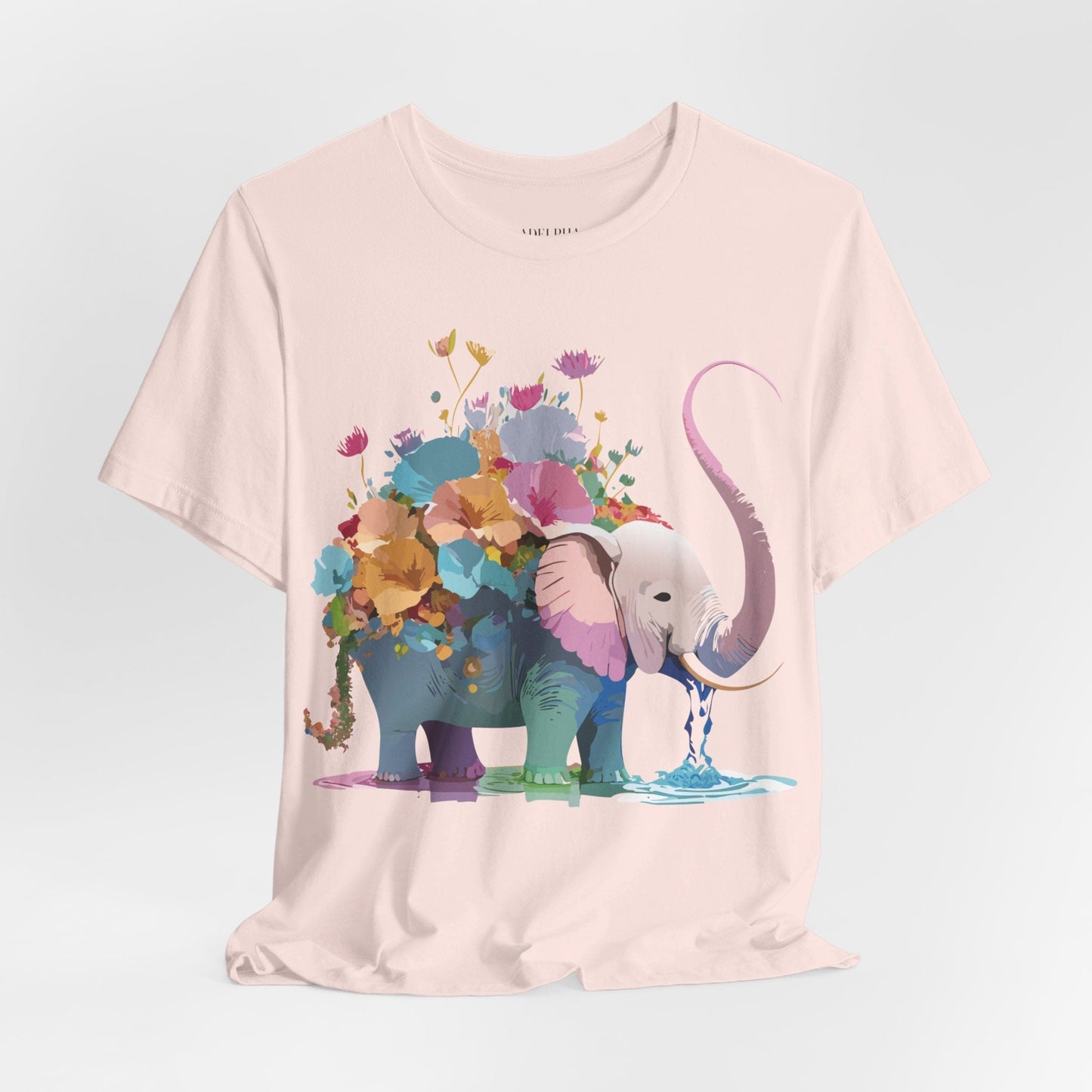 Elephant Graphic Unisex 100 Cotton Jersey Vintage Art Design Tee 13