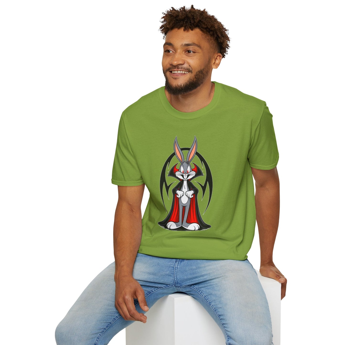 Bugs Bunny Shirt Unisex T Shirt Cartoon Design Gildan Softstyle 64000 Premium Cotton Tee