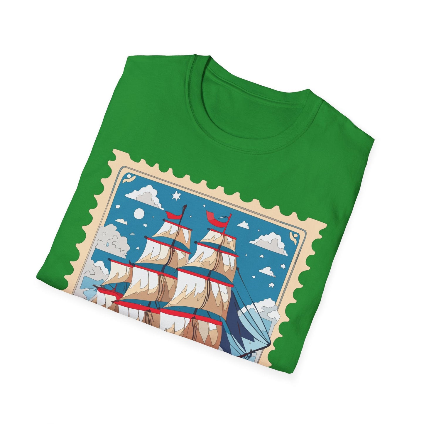 Unisex Softstyle Gildan 64000 Short Sleeve T Shirt Vessel Ship Frigate Tee For Everyday Comfort