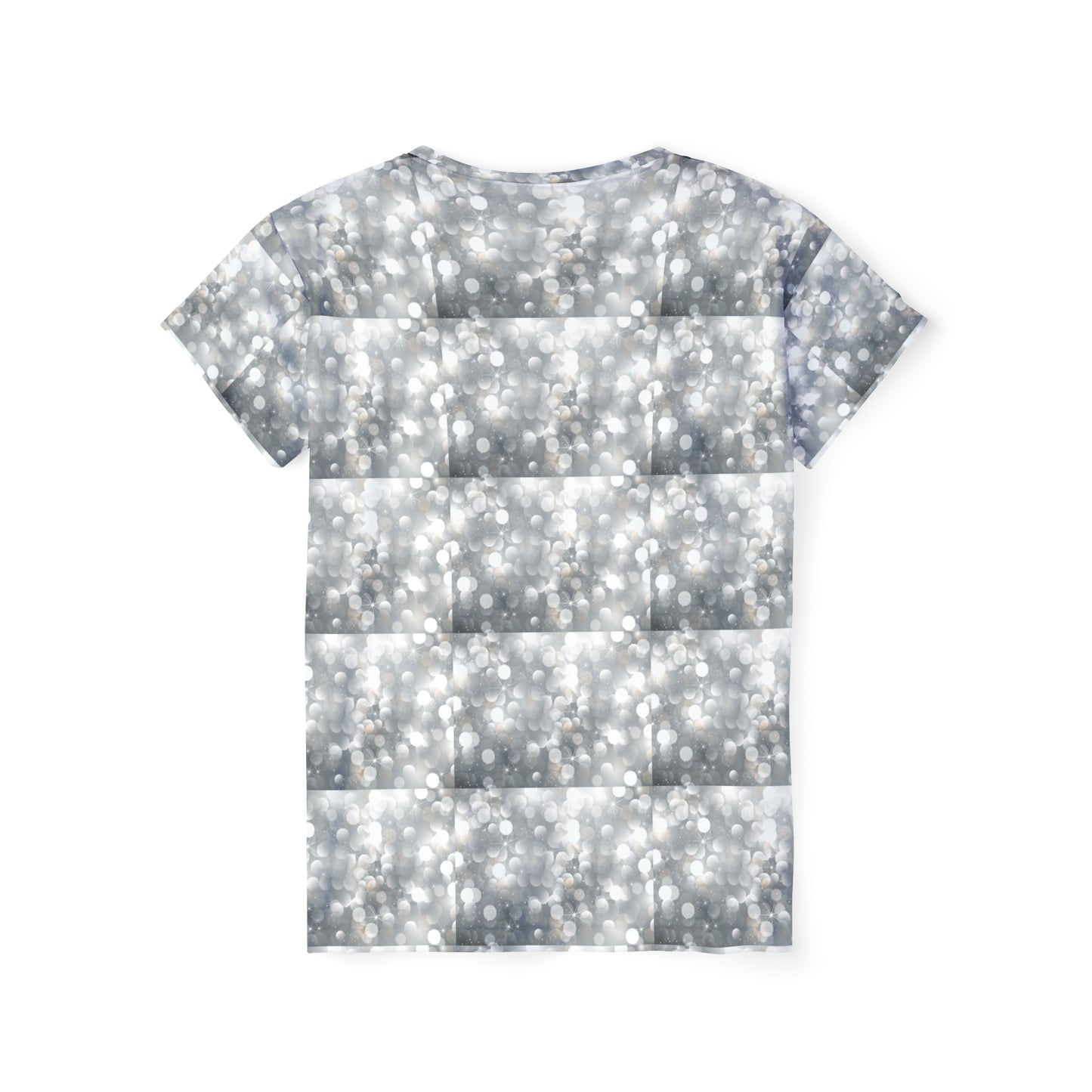 Poly Jersey Tee Shirt with abstract prints