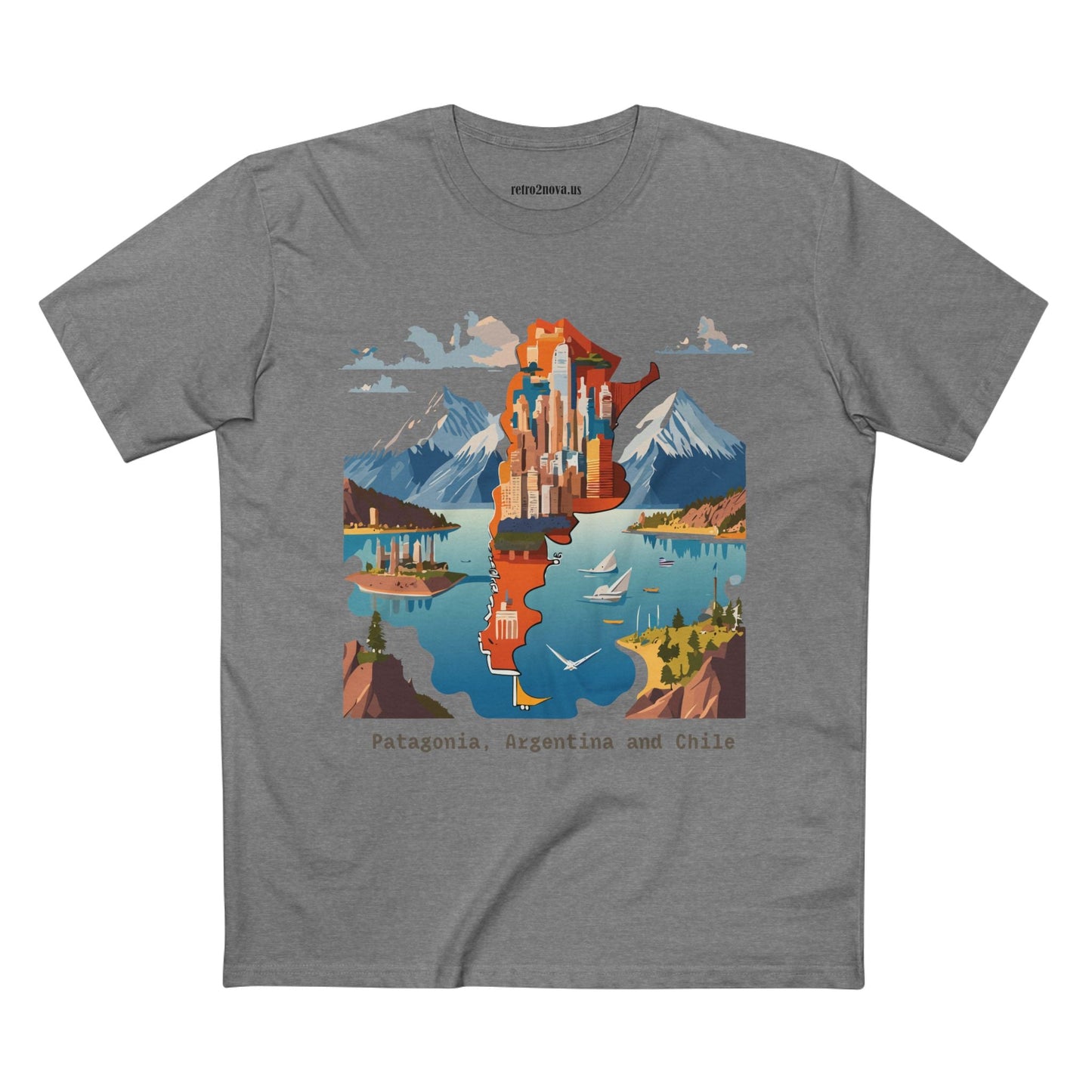 Travel Shirt For Tourists Unisex Premium Cotton Tee With Original Art Design By Retro2Nova