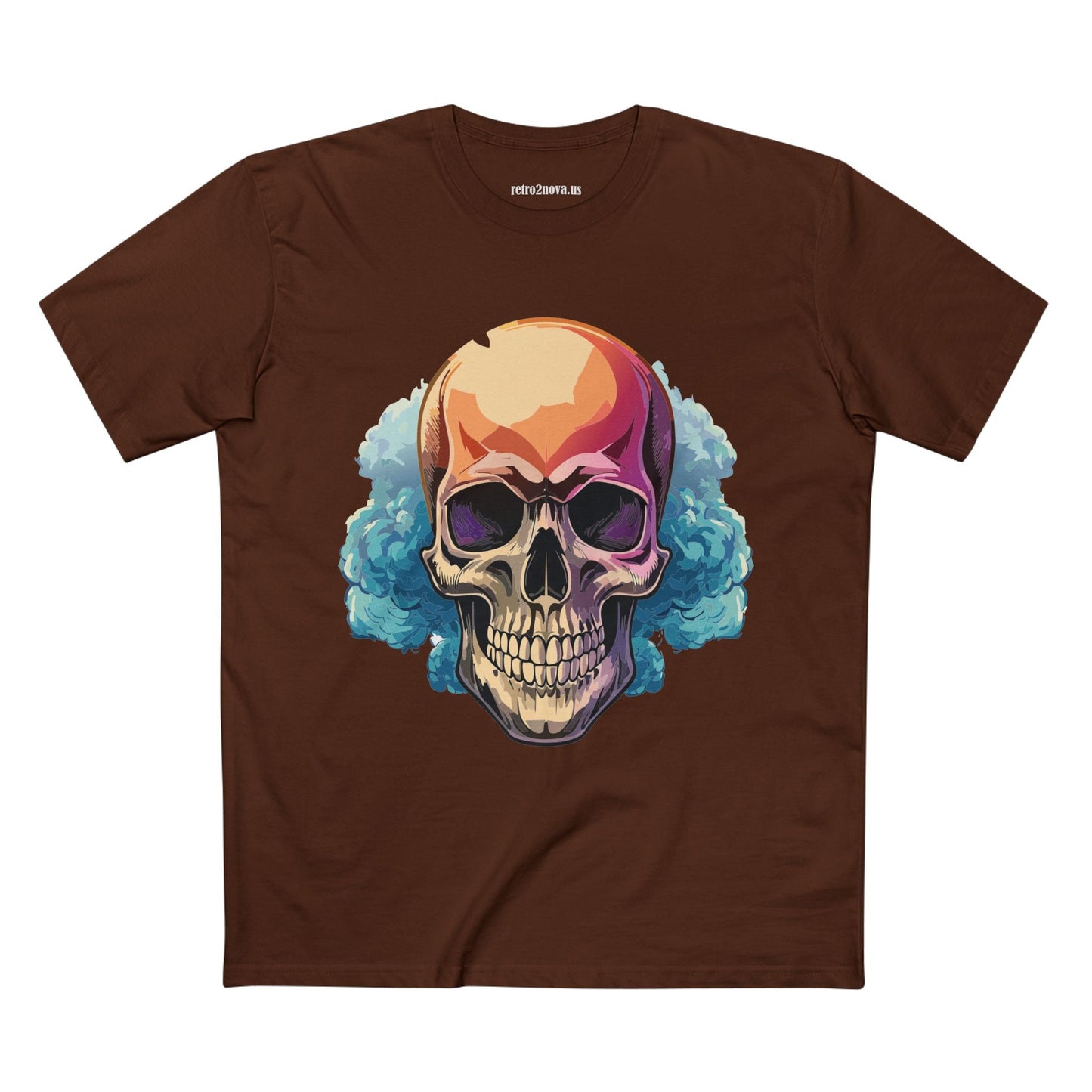 Skull Shirt Skeleton Shirt Unisex Premium Cotton Art Tee From Retro2Nova Original Art Design