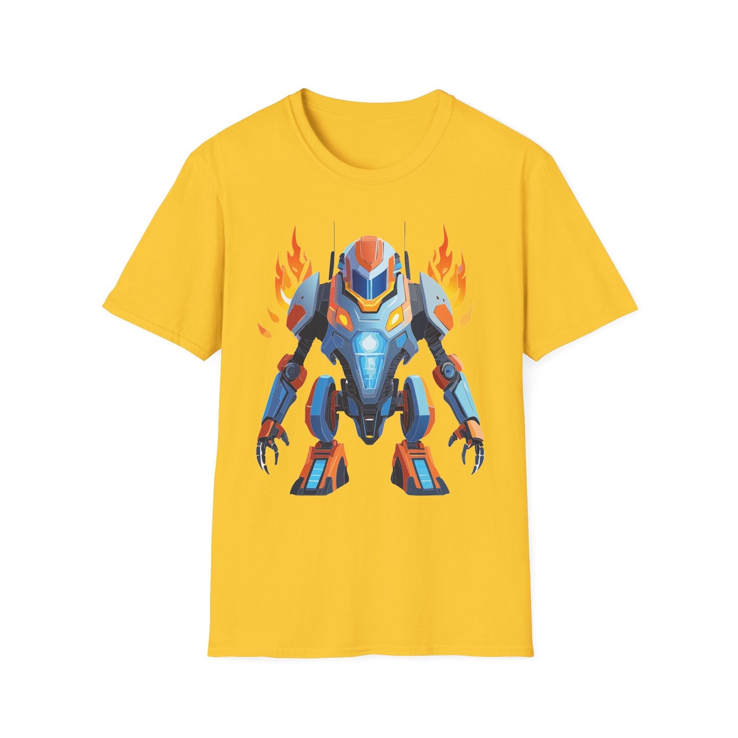 Cyborg Tee Unisex Robot Shirt Terminator Shirt Art Design Gildan Softstyle 64000 Cotton Tee