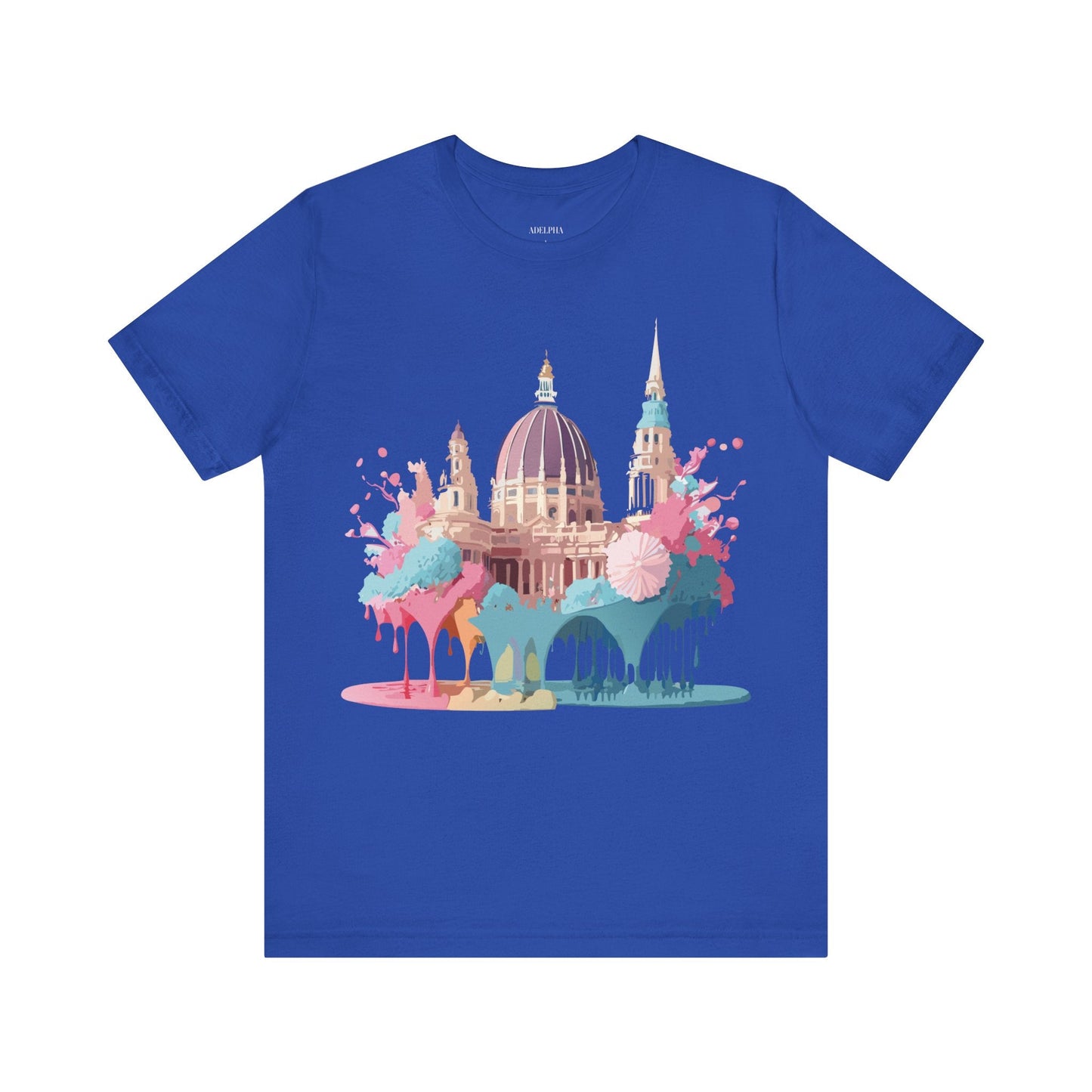Tourist Shirt With Vienna Graphic Tee Unisex Short Sleeve Art Design Adelpha Vintage Artwork
