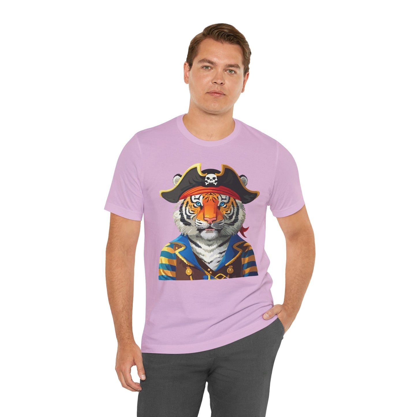 Unisex Animal Tee Shirt Art Design With Wild Animals Gildan Softstyle Cotton T Shirt