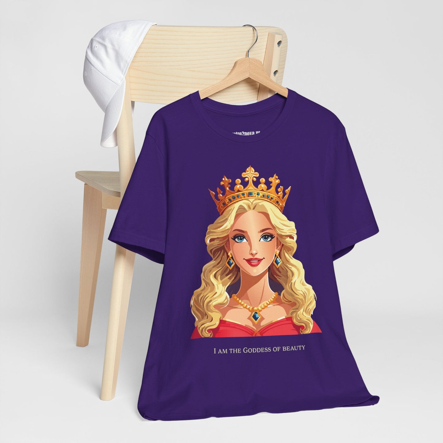 Goddess Shirt Unisex Graphic Cotton T Shirt Short Sleeve With Original Art By Retro2Nova