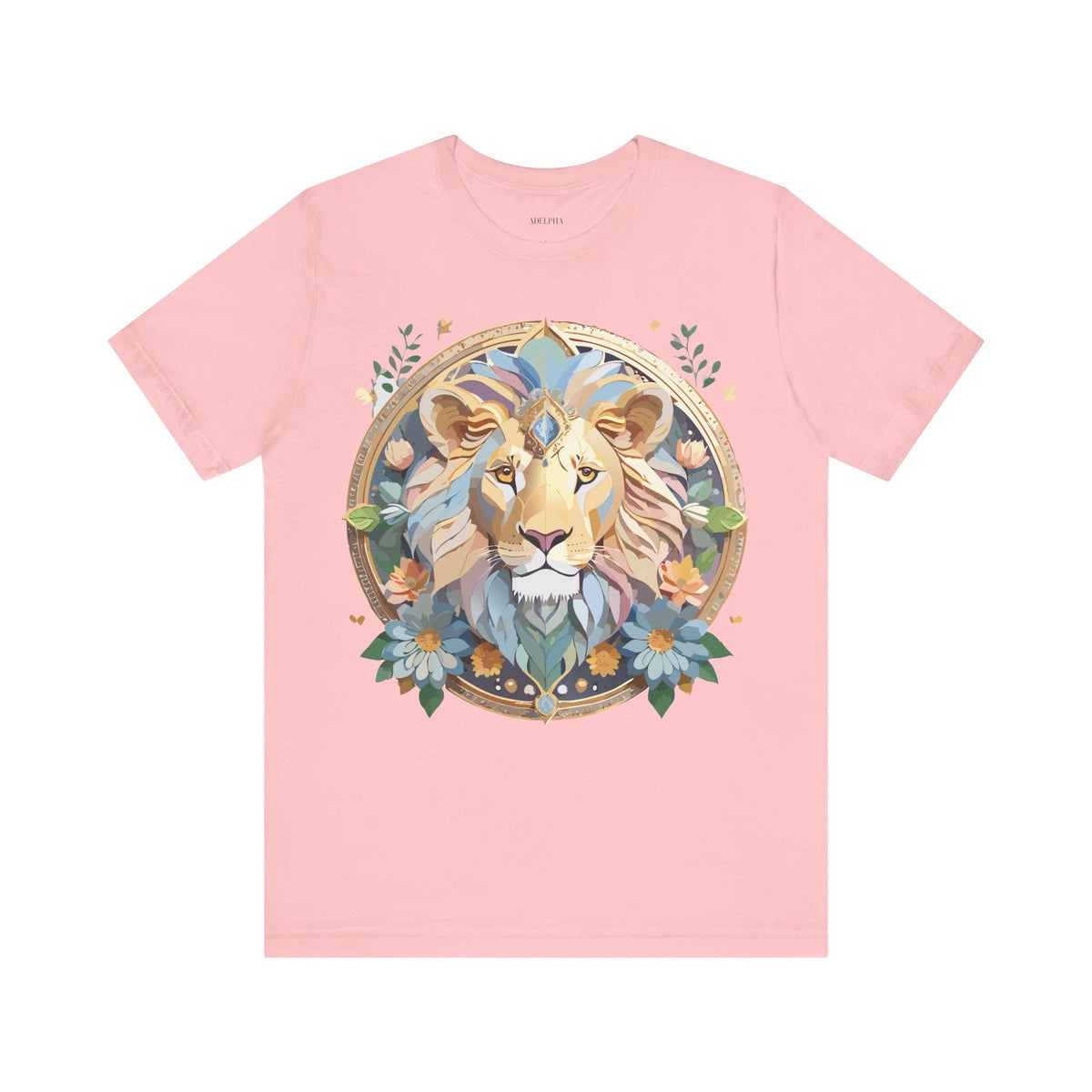 Medallion Graphic Unisex Cotton Bella+Canvas Tee with Art Design d34