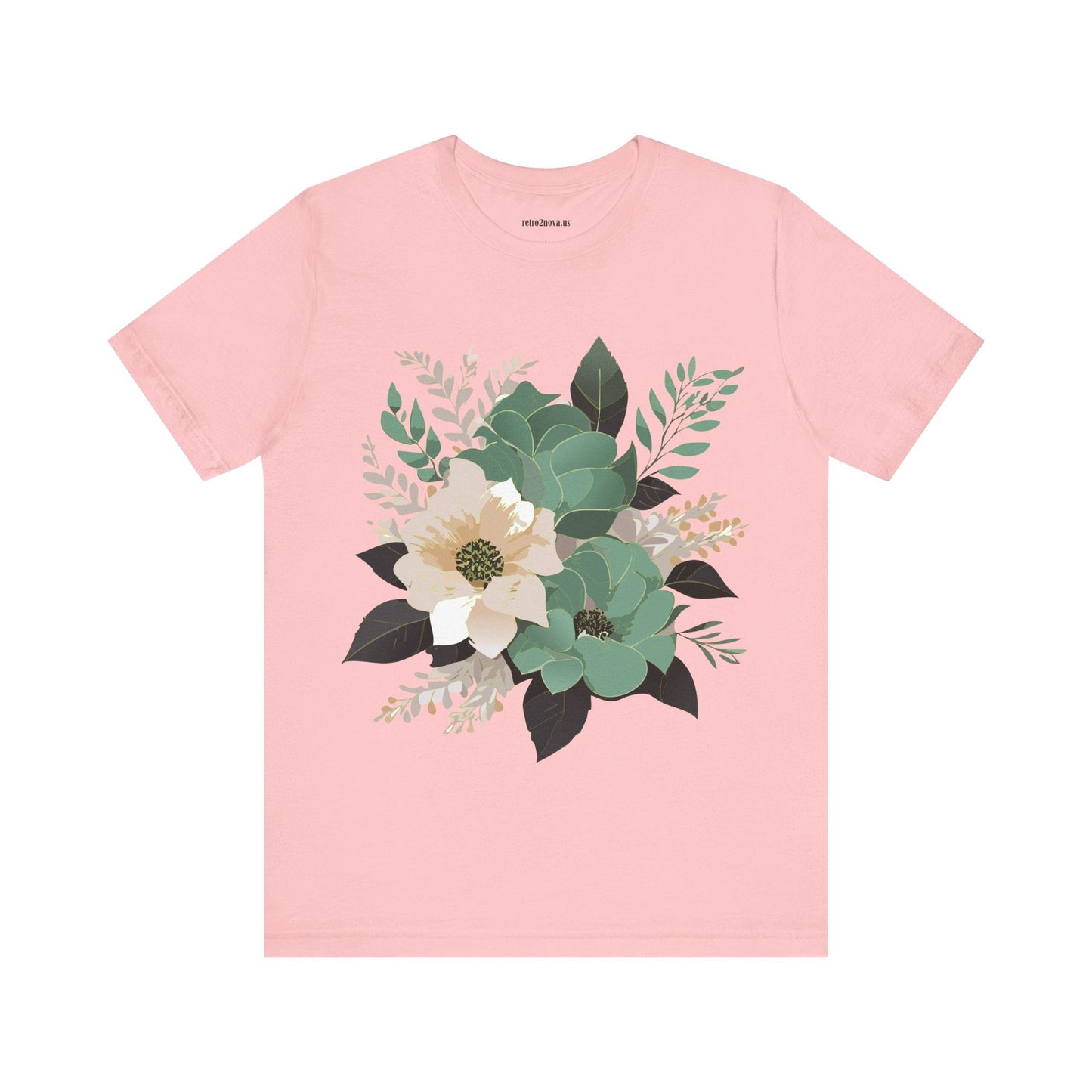 Flowers Shirt Floral Shirt Unisex Jersey Short Sleeve Tee From Flowers Collection Retro2Nova