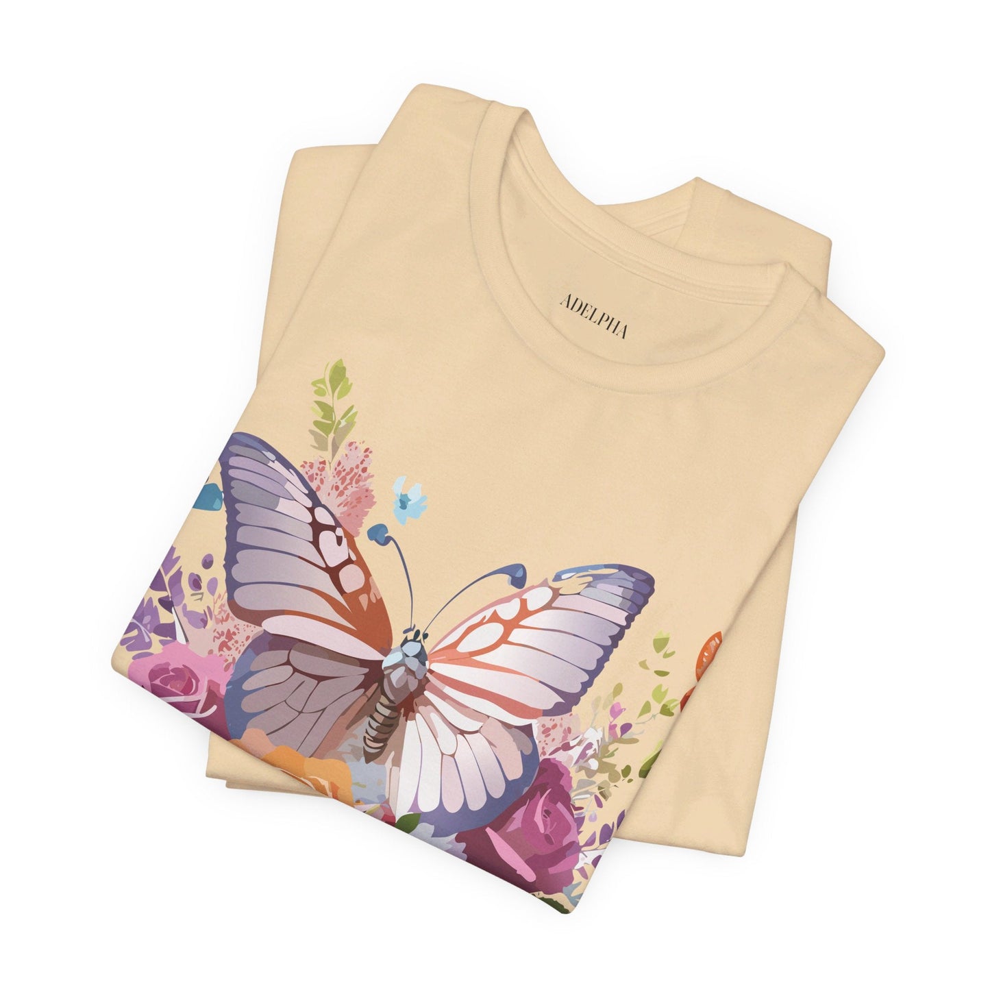 Butterfly Graphic Tee Unisex Jersey Short Sleeve By Adelpha Art Design