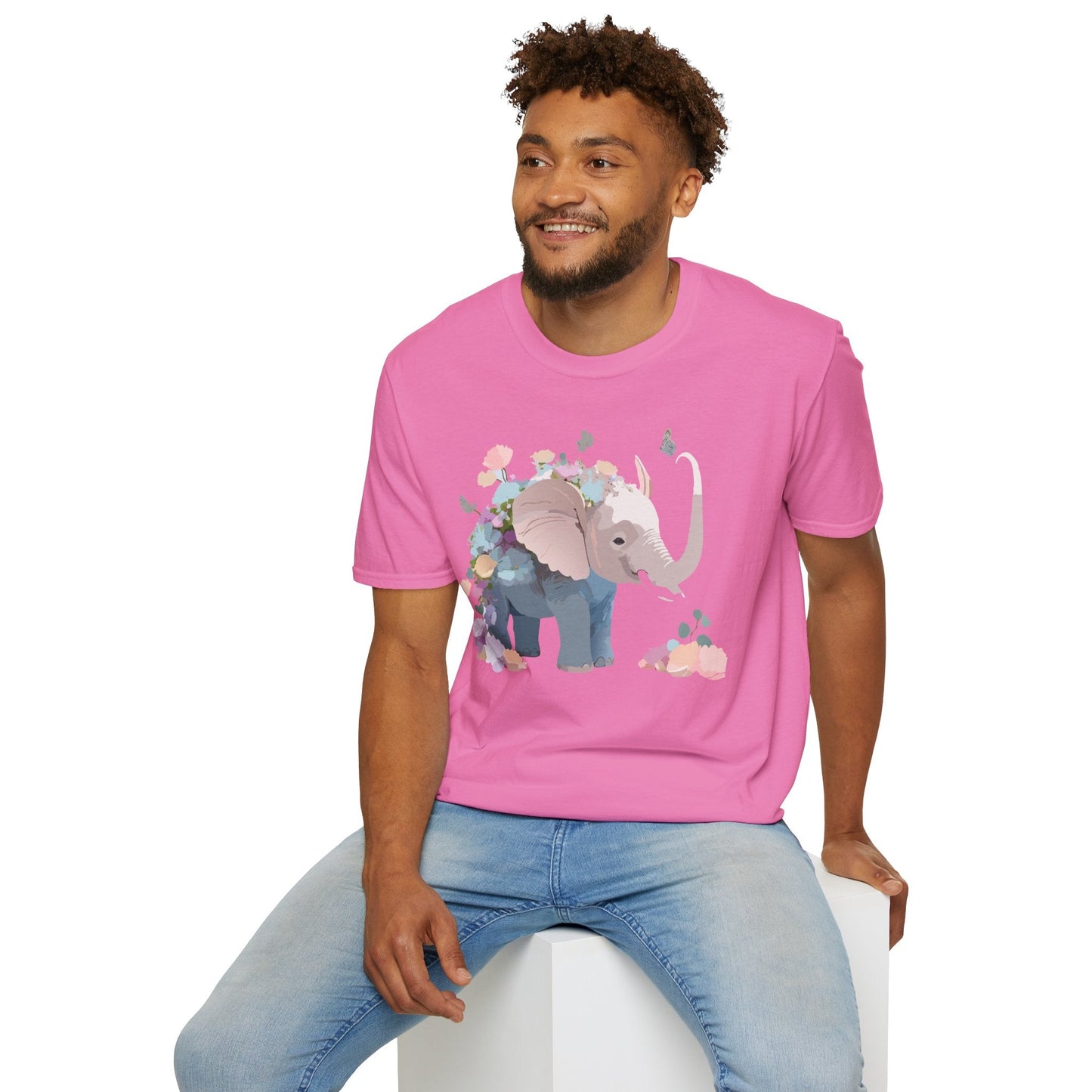 Elephant T Shirt Unisex Softstyle 64000 Elephant Tee Premium Comfort Everyday Wear