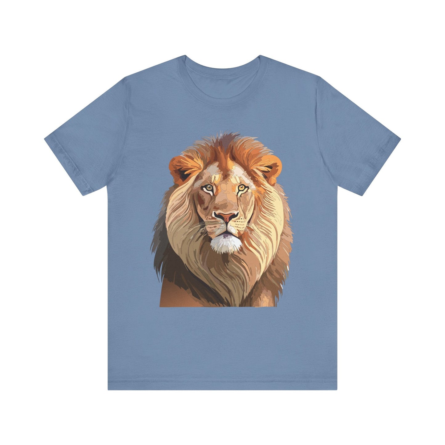 Unisex Animal Graphic Tee Shirt With Wild Animals Art Design For Everyday Wear Casual