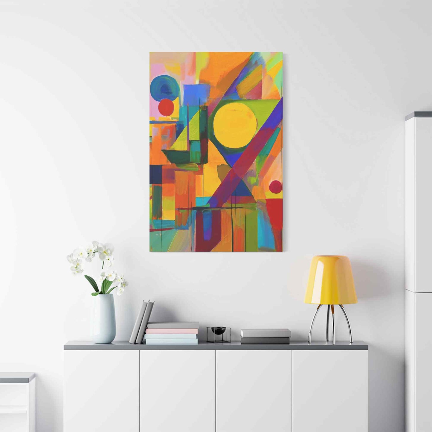Abstract Painting Print Canvas 20x24,20x30,24x30, 24x32,24x36,30x40, 32x48,36x48,40x60 Pine-Wood Inner Frame ABS-10