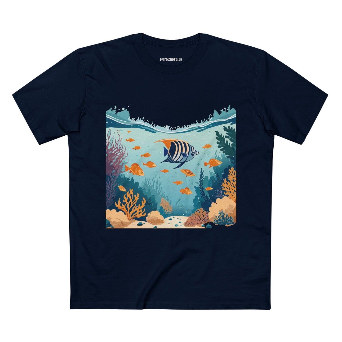 Ocean Pacific Unisex Premium Cotton Art Tee OP 7 Original Design Retro2Nova Collection