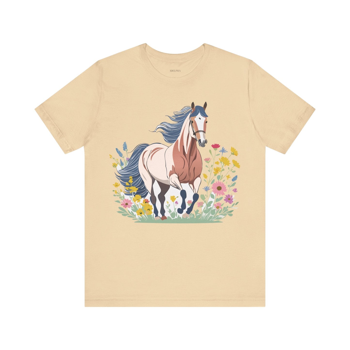 Horse Graphic Unisex 100 Cotton Vintage Animal Art T-Shirt 11