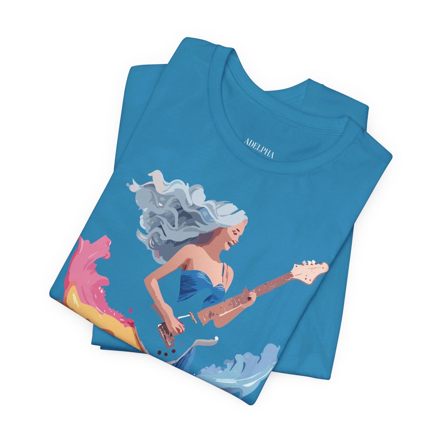 Adelpha Music T Shirt Graphic Tee Unisex Short Sleeve Vintage Inspired Artwork Casual Wear