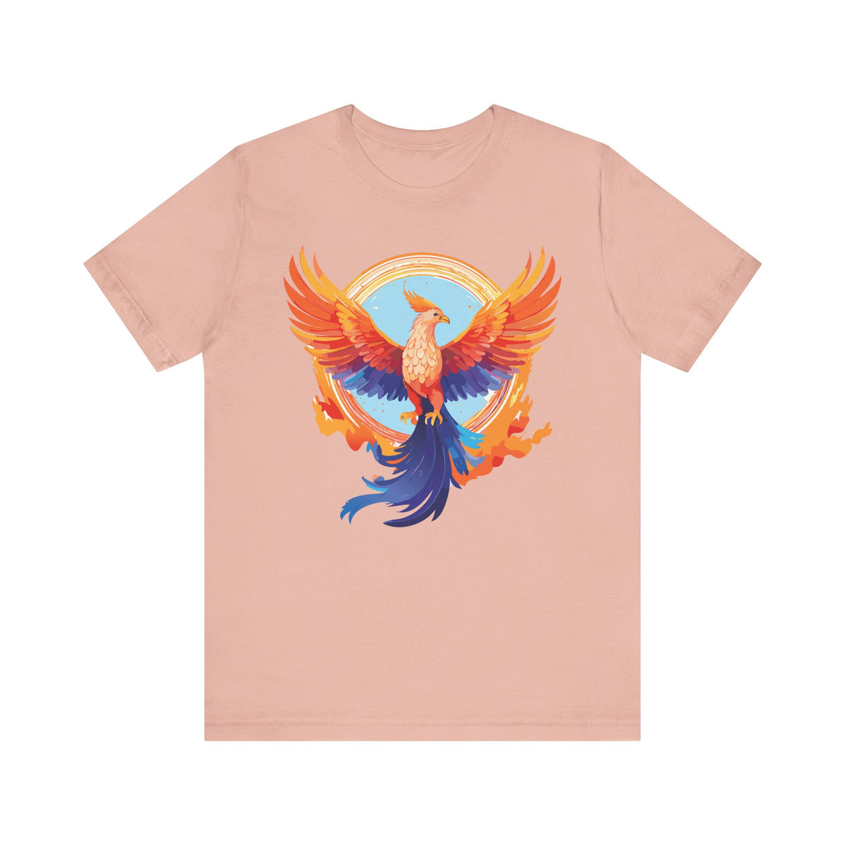 Bird Graphic Unisex Cotton Bella+Canvas Tee with Art Animal Design ab57