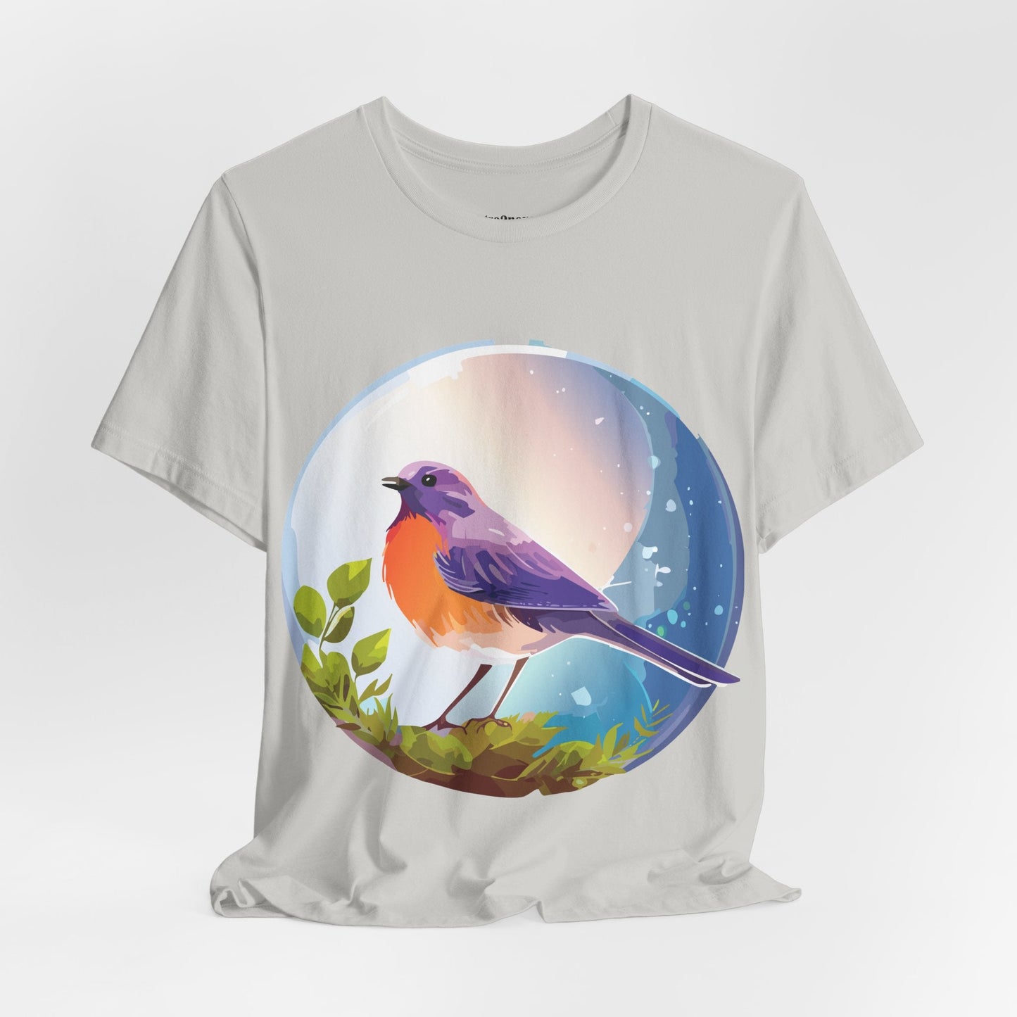 Unisex Animals And Bird Shirt Graphic Cotton T Shirt With Original Retro2Nova Art Premium Short Sleeve Tee