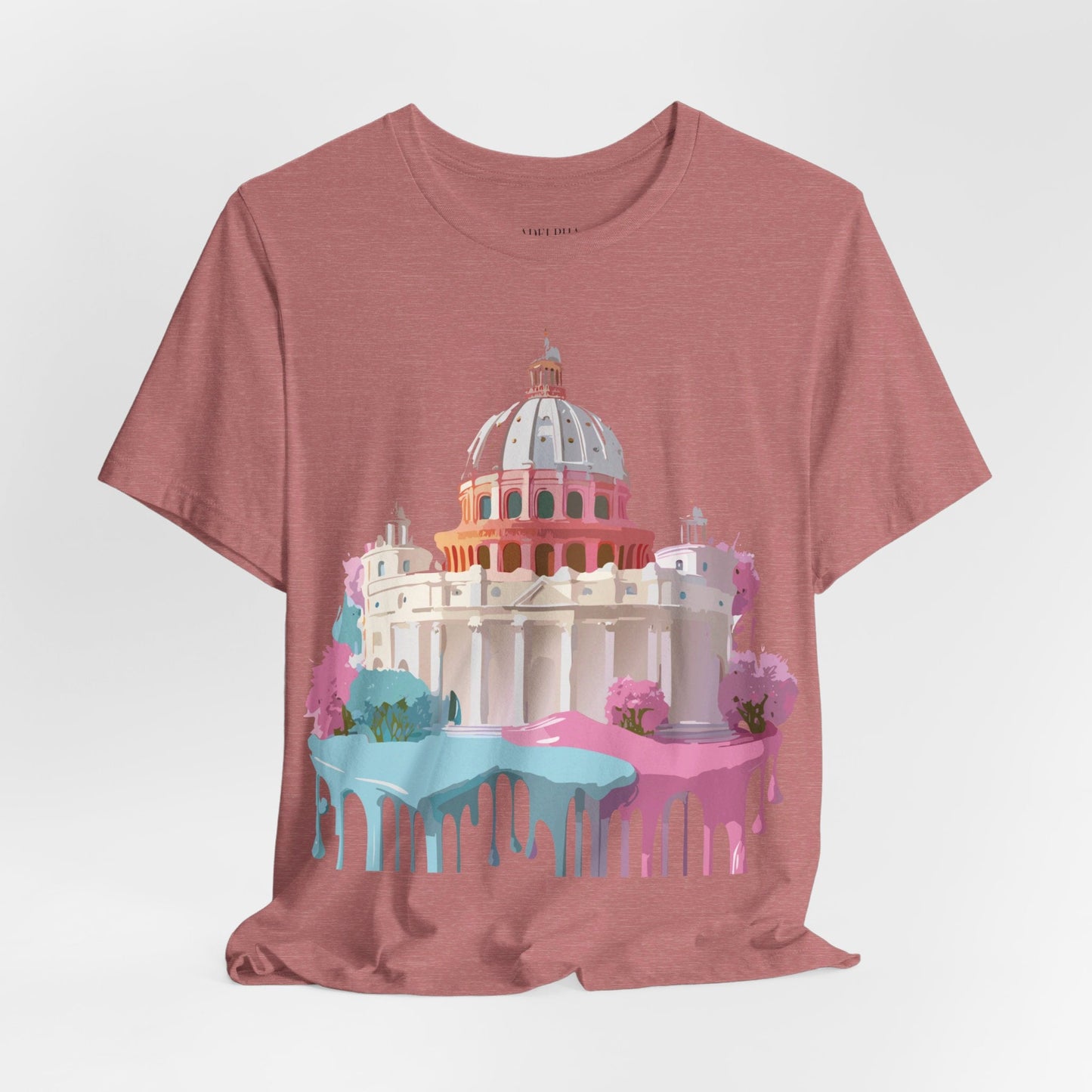 Adelpha Rome Tourist Shirt Unisex Graphic Tee With Vintage Art Design Comfortable Fit