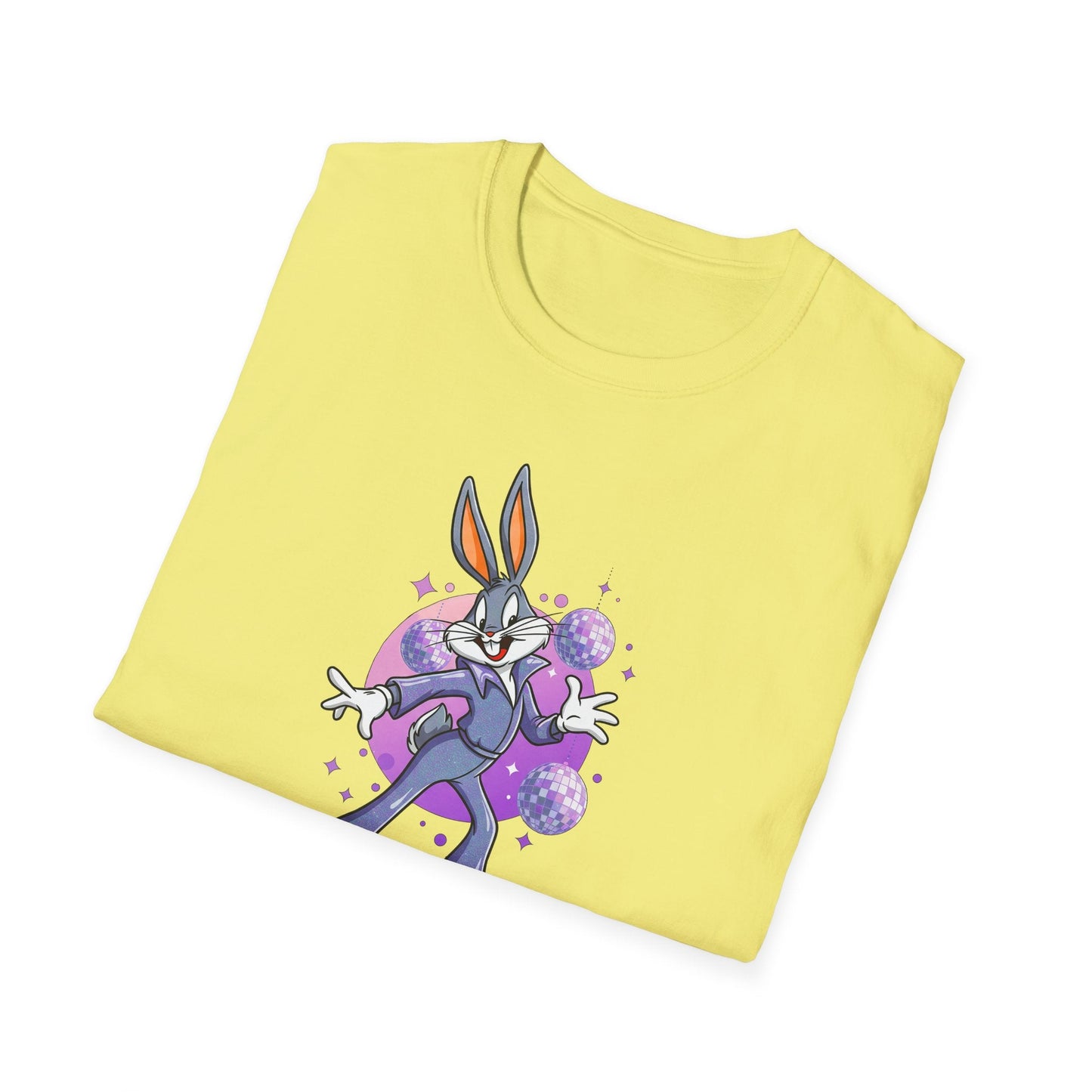 Bugs Bunny Unisex T Shirt Cartoon Animation Tee Gildan Softstyle 64000 Cotton Tee