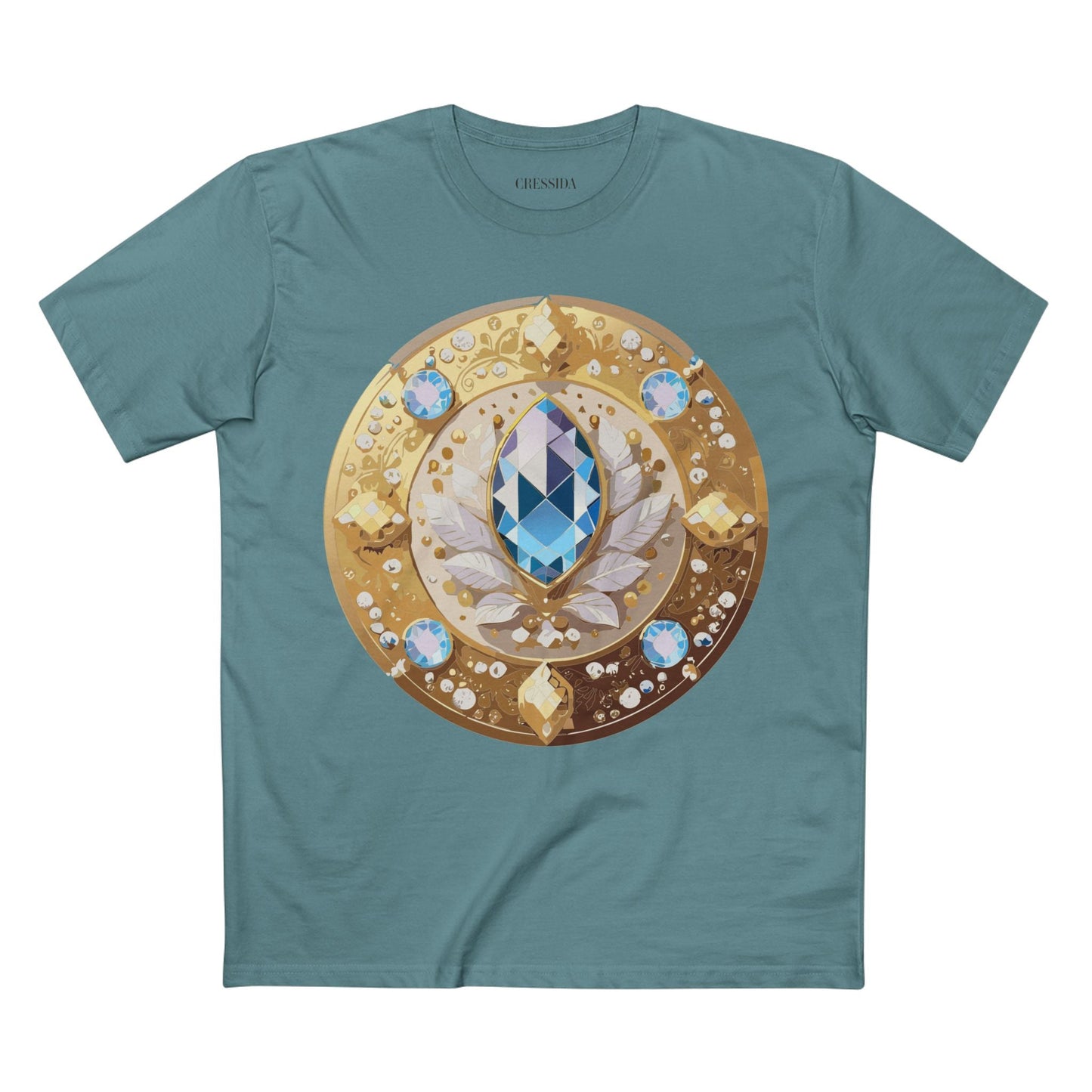 Medallion Graphic T-Shirt Unisex 100 Cotton With Gold Art Design Medal Tee 17