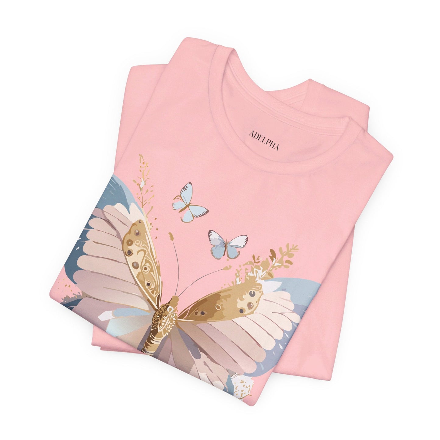 Adelpha Vintage Inspired Butterfly Graphic Tee Unisex Short Sleeve