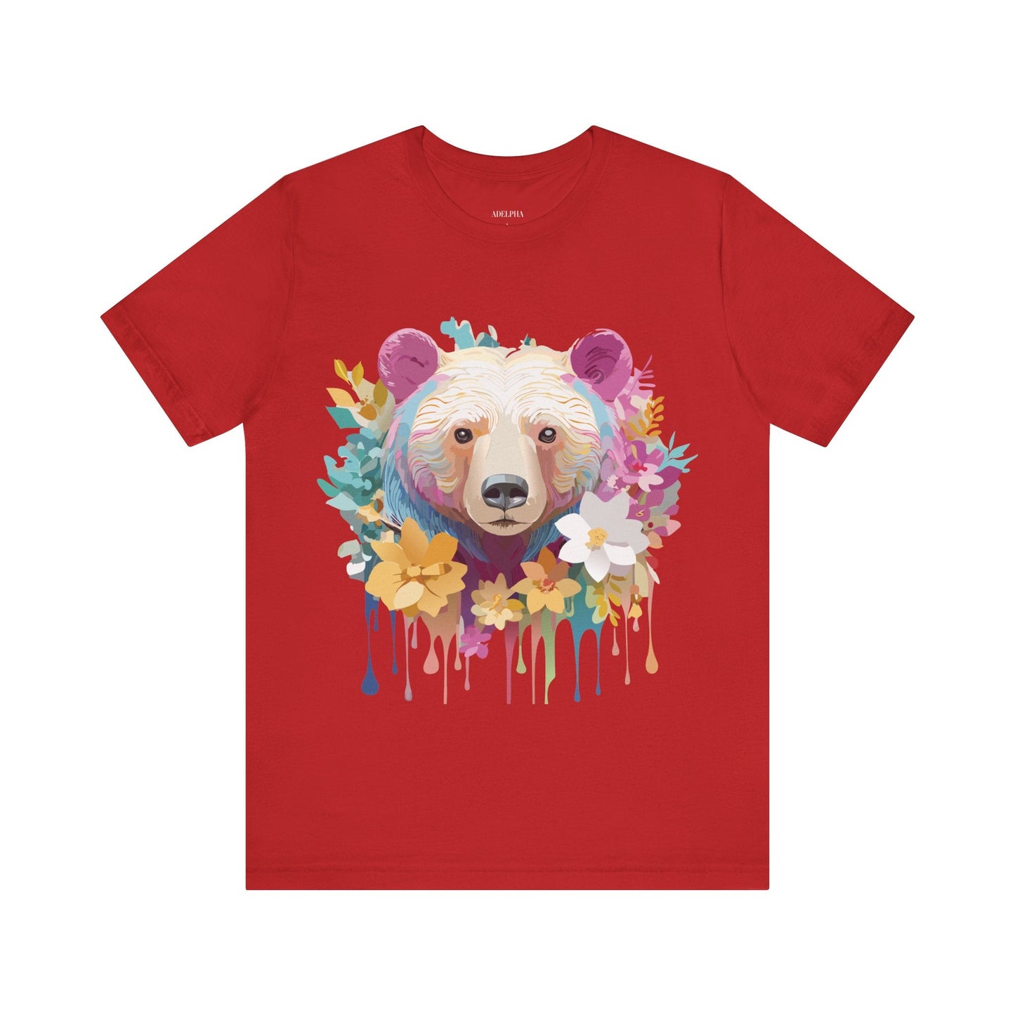 Bear Graphic Tee Unisex Vintage Inspired Artwork Adelpha Premium Collection