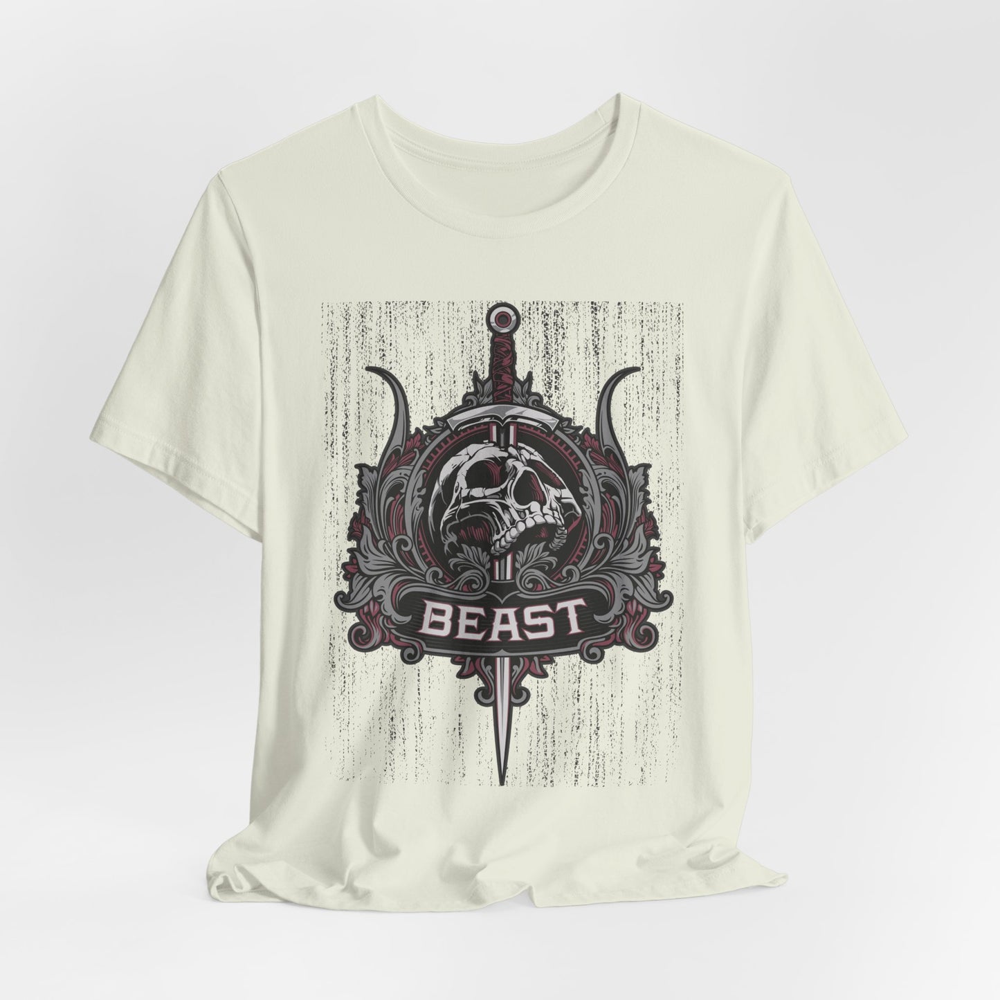 Beast Graphic Tee, Graphic T-Shirt, Artistic Vintage T-Shirt, Vintage Shirt, Skull Tee, Art Design Skull Tees