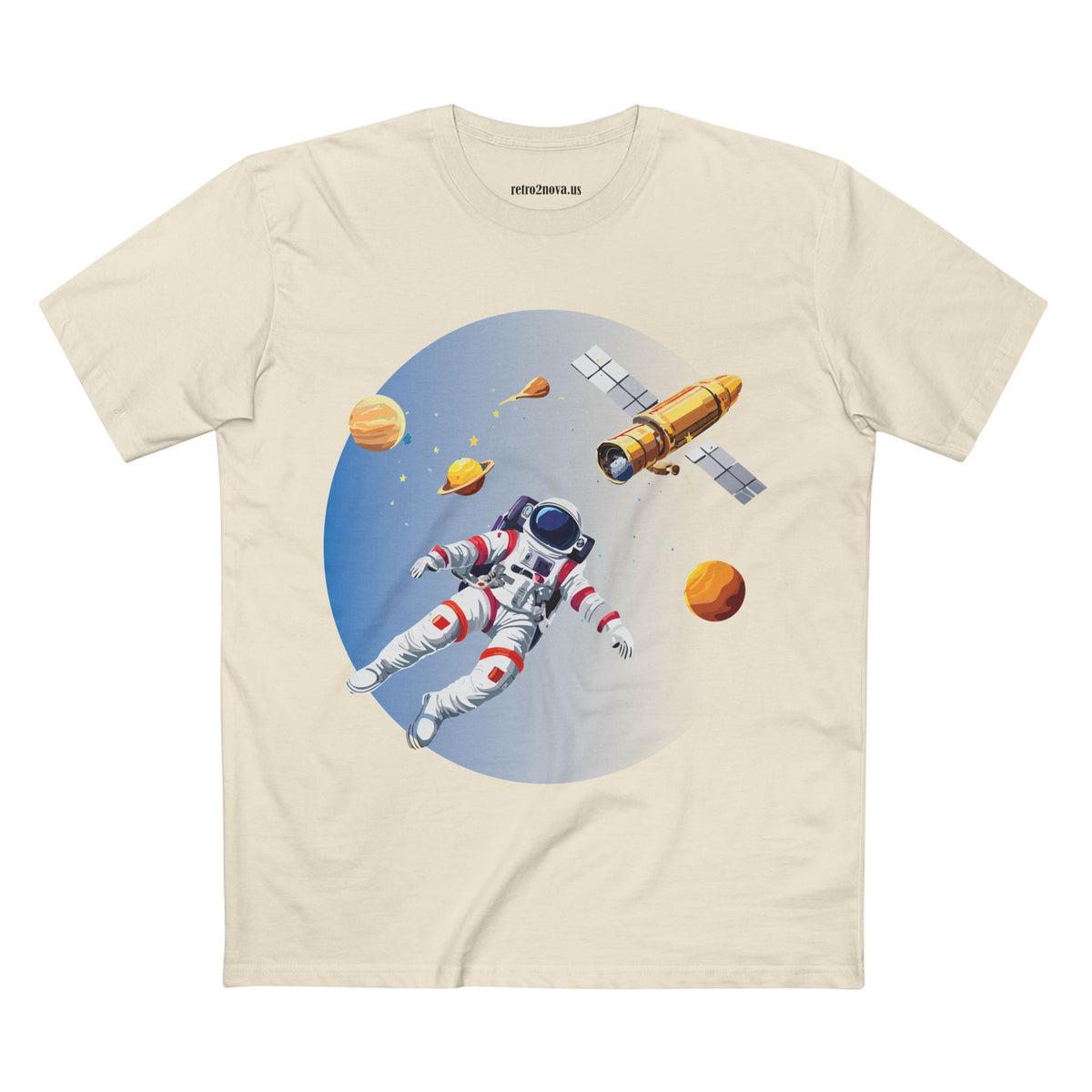 Cosmos Astronaut Graphic Tee Staple Unisex 100 Cotton Tee Shirt - CS-20