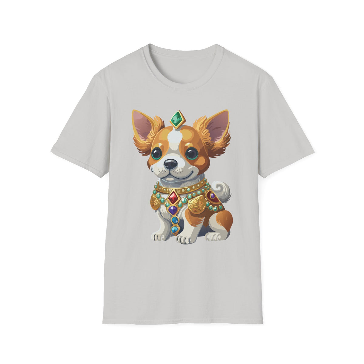 Corgi Prince T-Shirt — Cute Royal Dog Graphic Design Unisex 100 Cotton Gildan T-Shirt